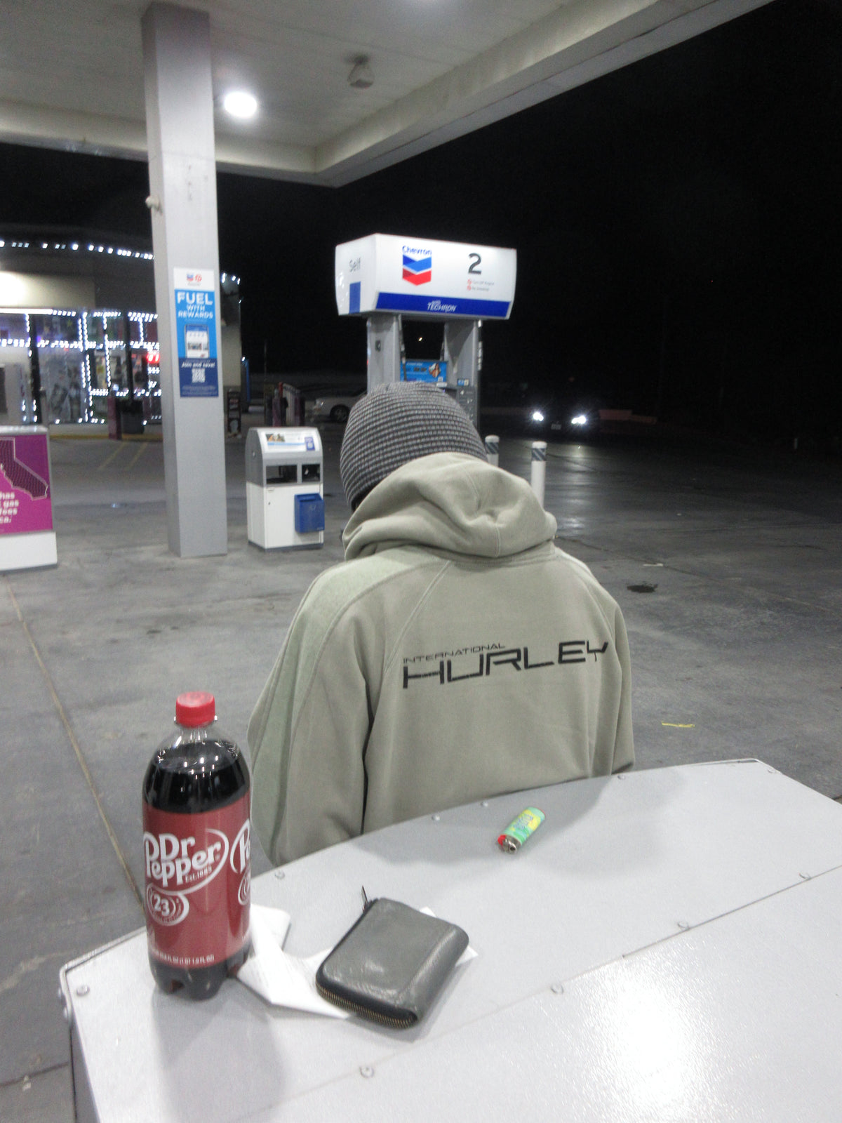 00s HURLEY Design Logo Hoodie