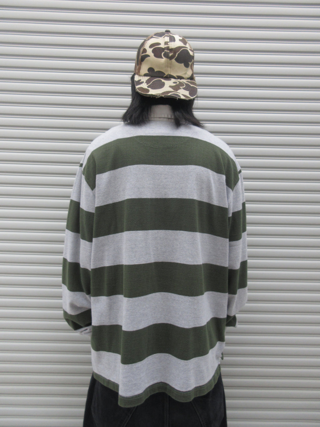 00~10s AMERICAN EAGLE Striped Rugger Shirts