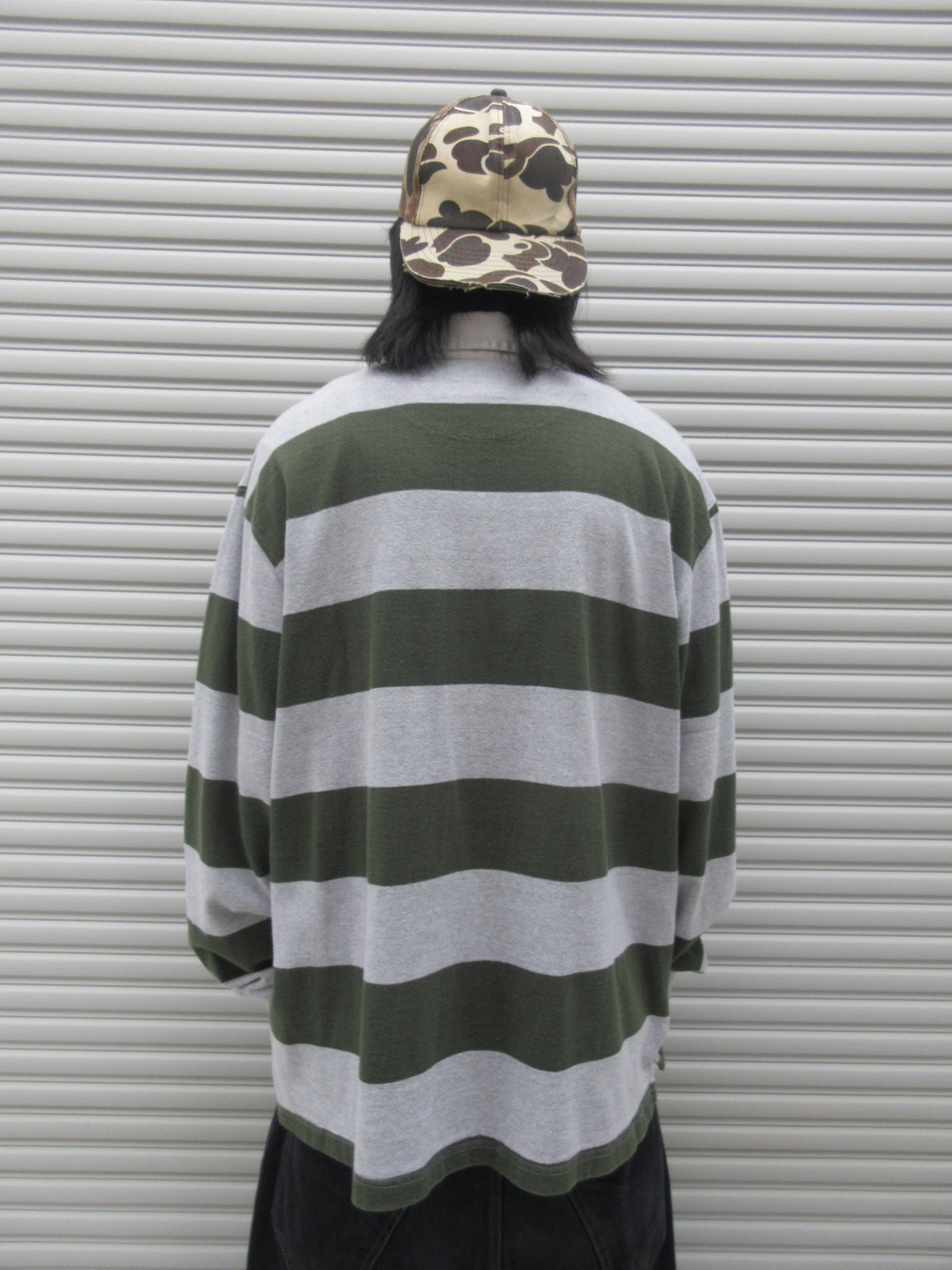 00~10s AMERICAN EAGLE Striped Rugger Shirts