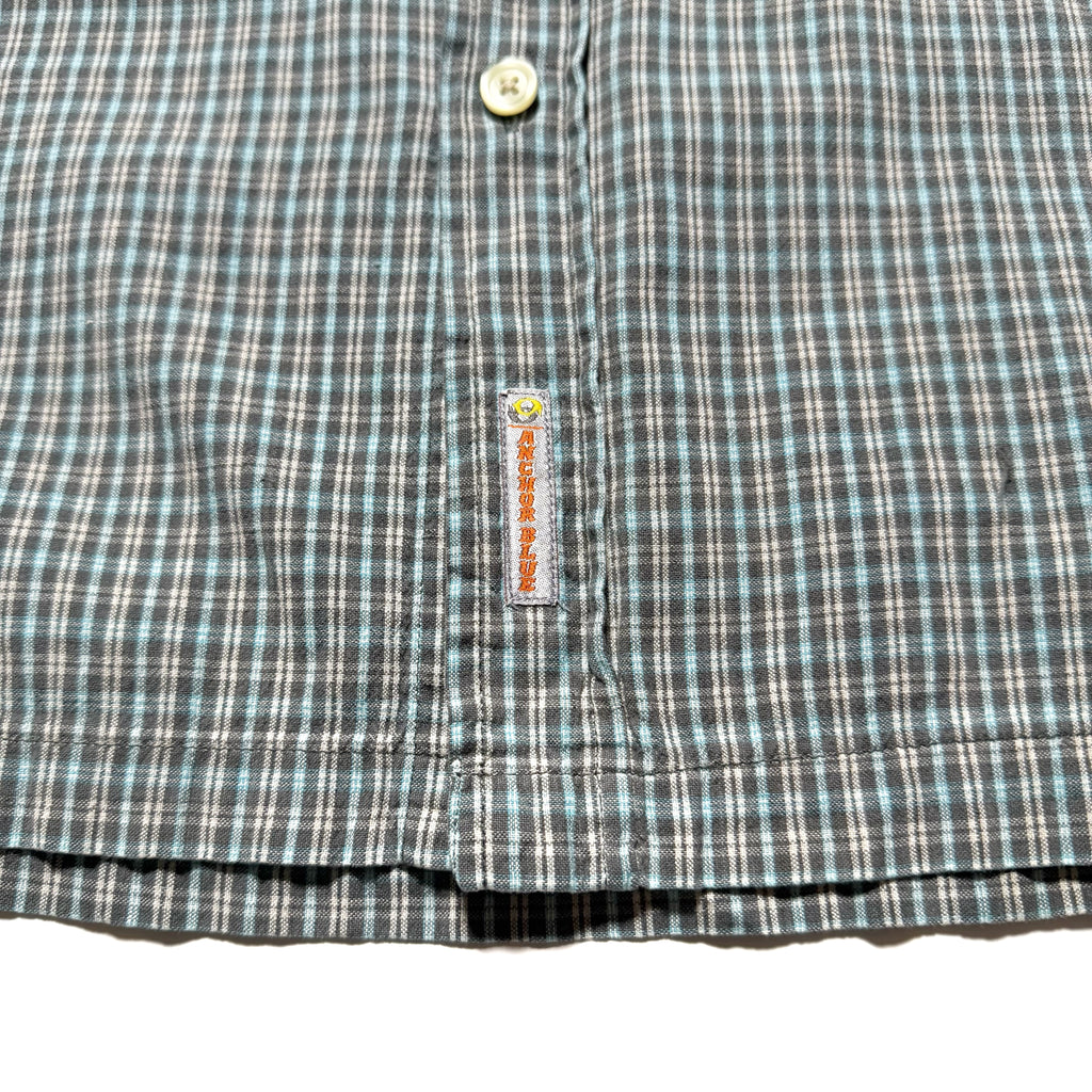 00s Anchor Blue Check S/S Shirts