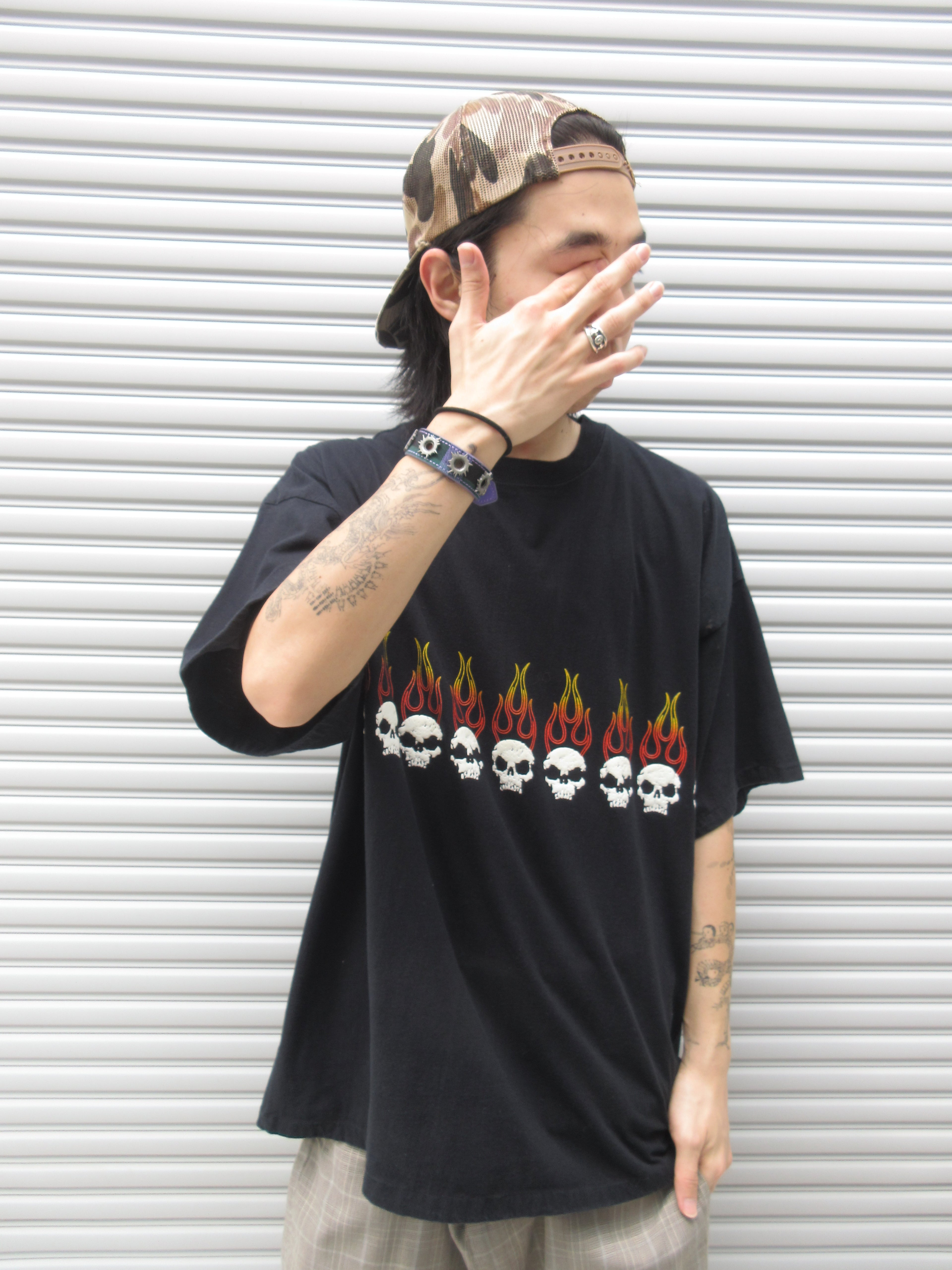 90~00s North Crest Skull Graphic Tee