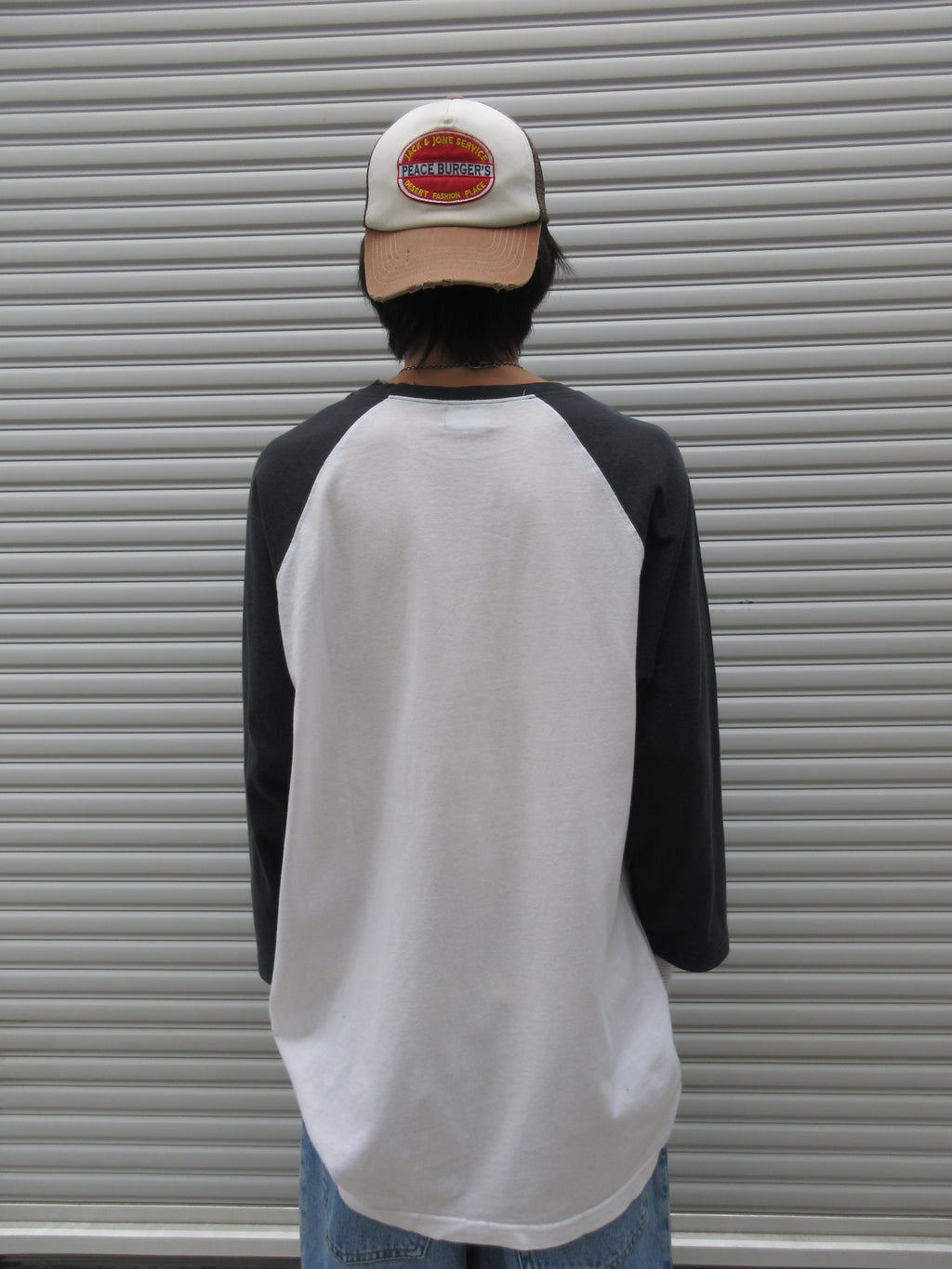 00s STUSSY Kids Photo Raglan Tee