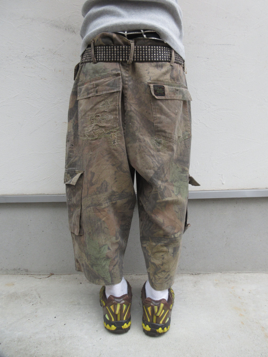 00s UNKNOWN Tree Camo Baggy Cargo Shorts