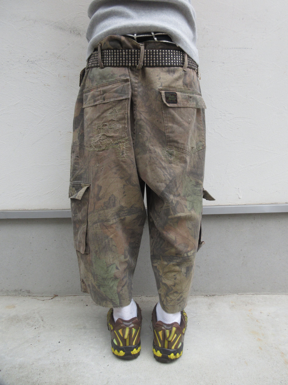 00s UNKNOWN Tree Camo Baggy Cargo Shorts