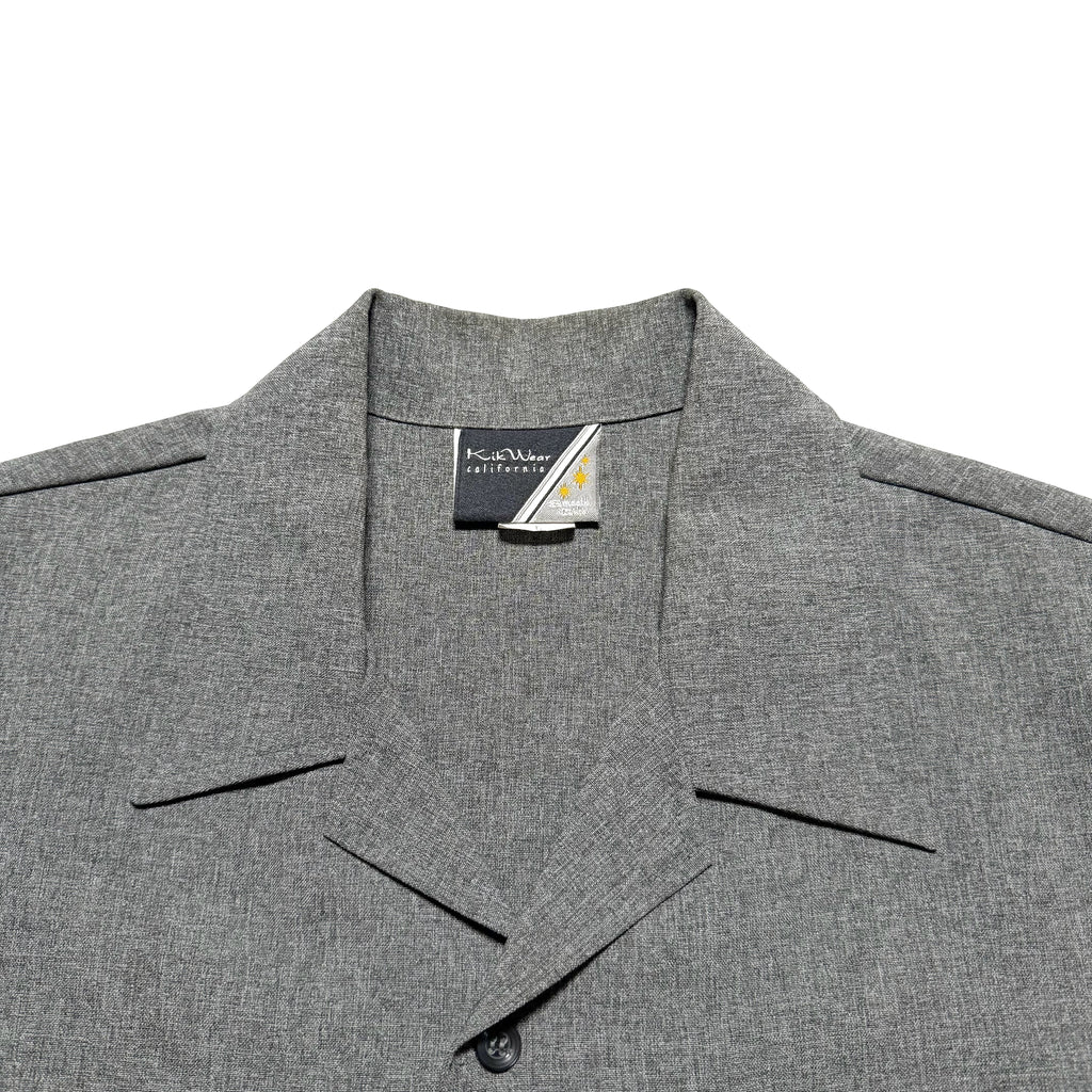 90s KIK WEAR Open Collar Shirt