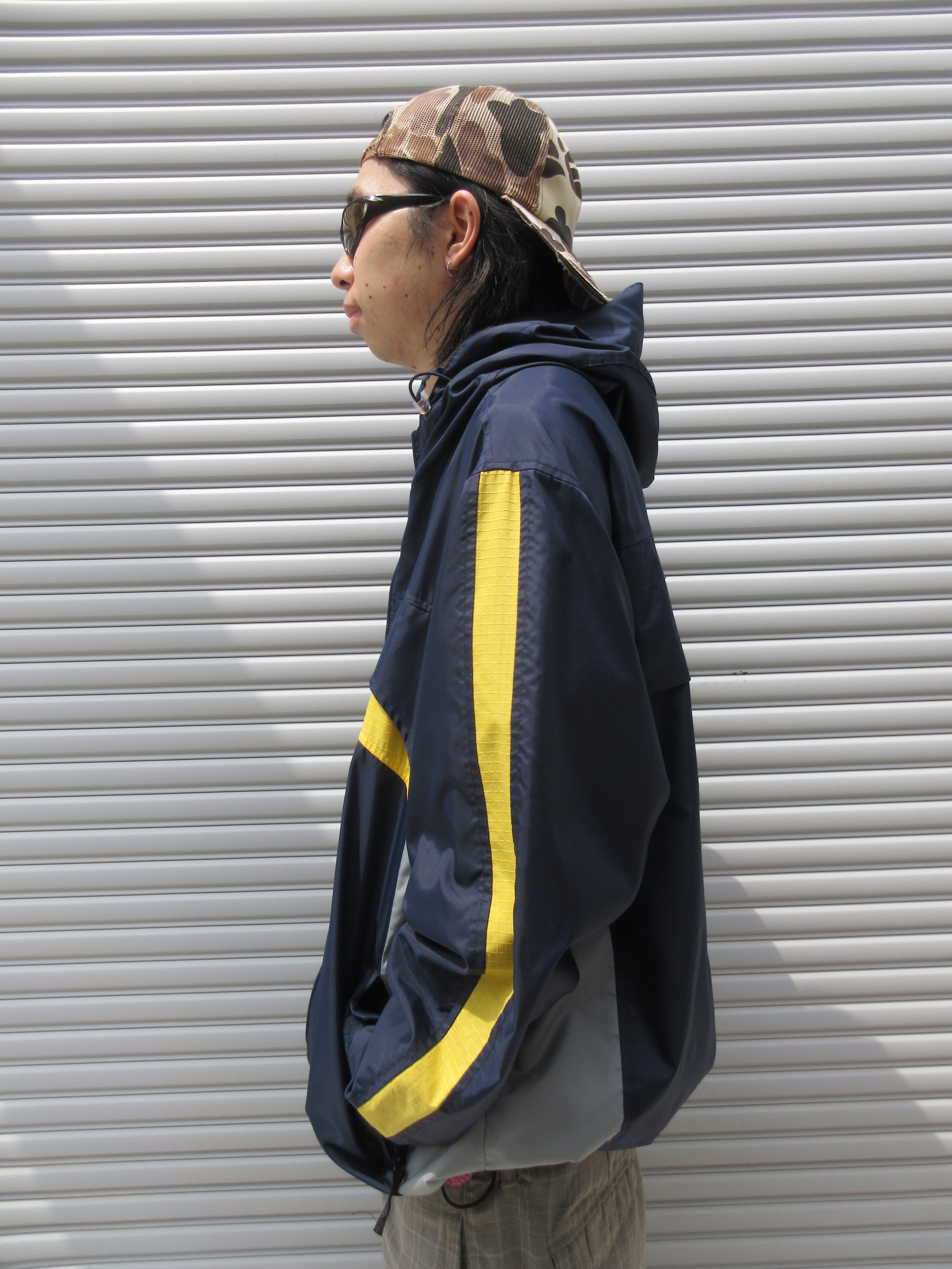 00s NO BOUNDARIES Design Nylon Jacket