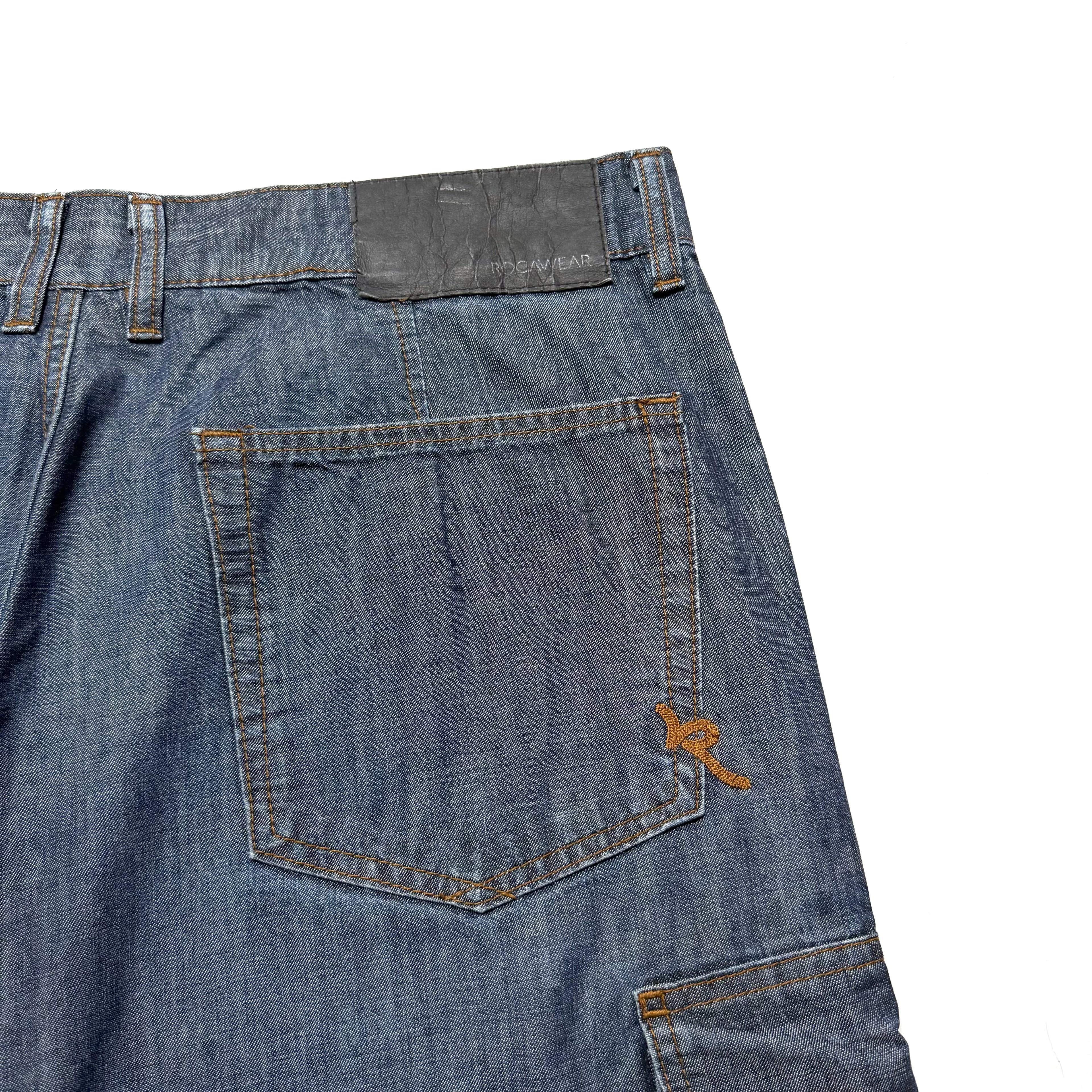 00s ROCAWEAR Super Baggy Cargo Denim