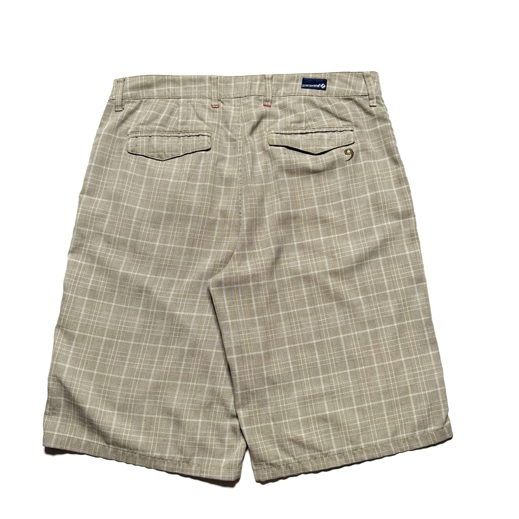 00s Trance Nine Baggy Check Shorts