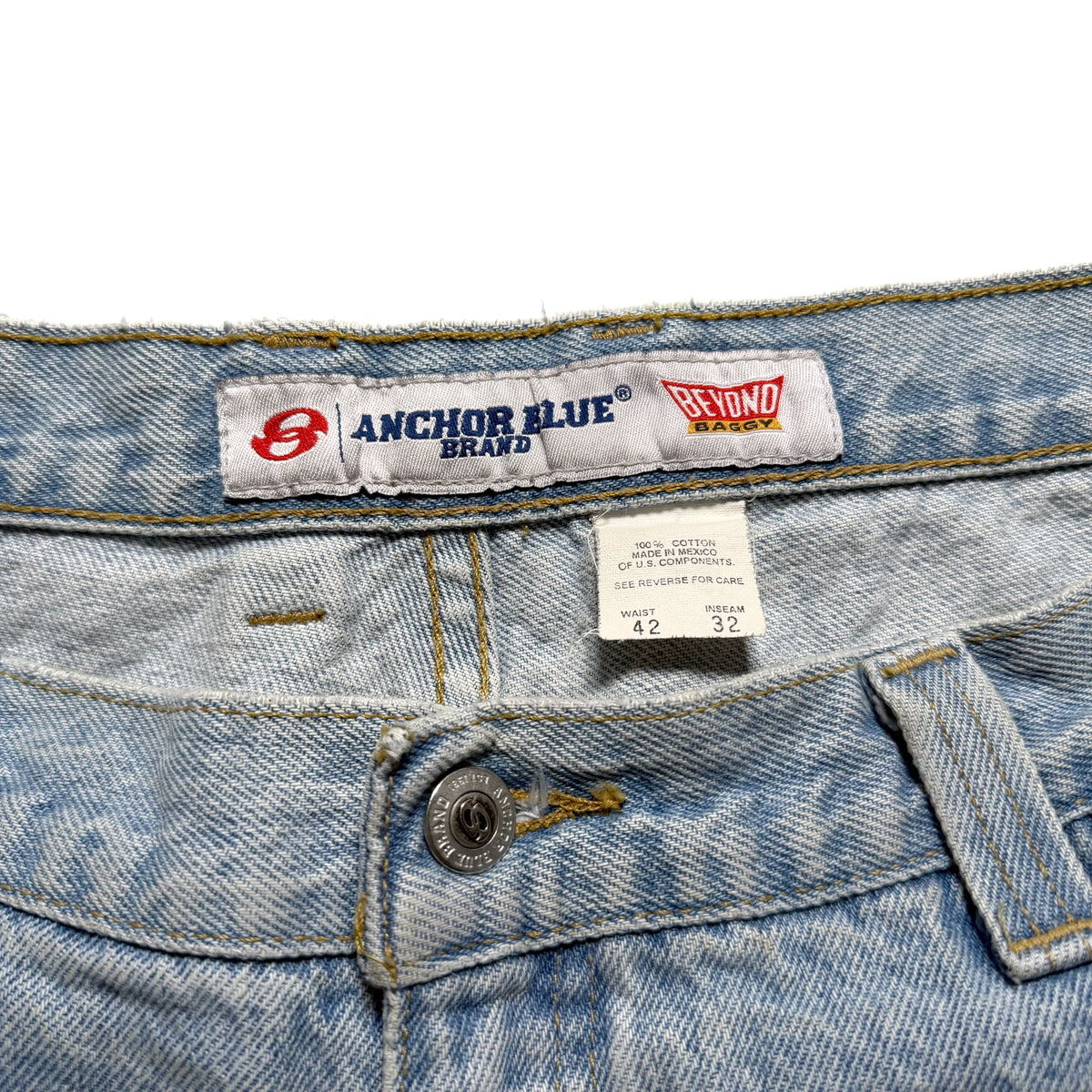00s Anchor Blue BEYOND BAGGY Denim