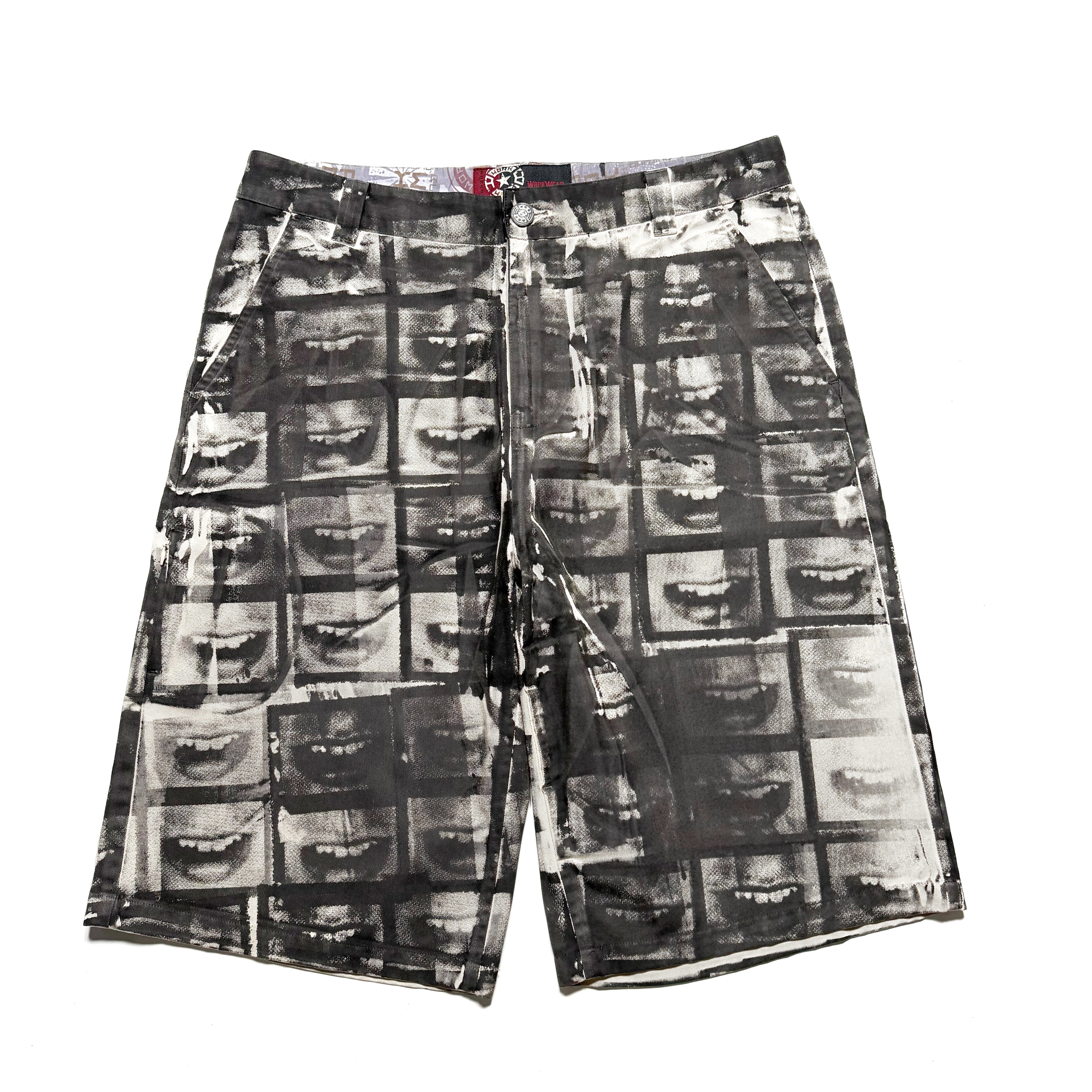 00s Anchor Blue Work Wear × ANRGRNY Design Shorts
