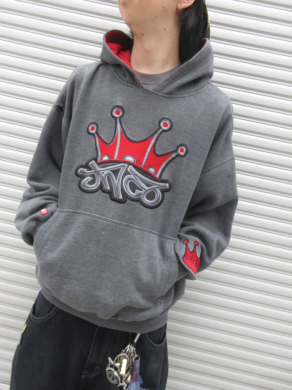 00s JNCO JEANS Crown Logo Hoodie
