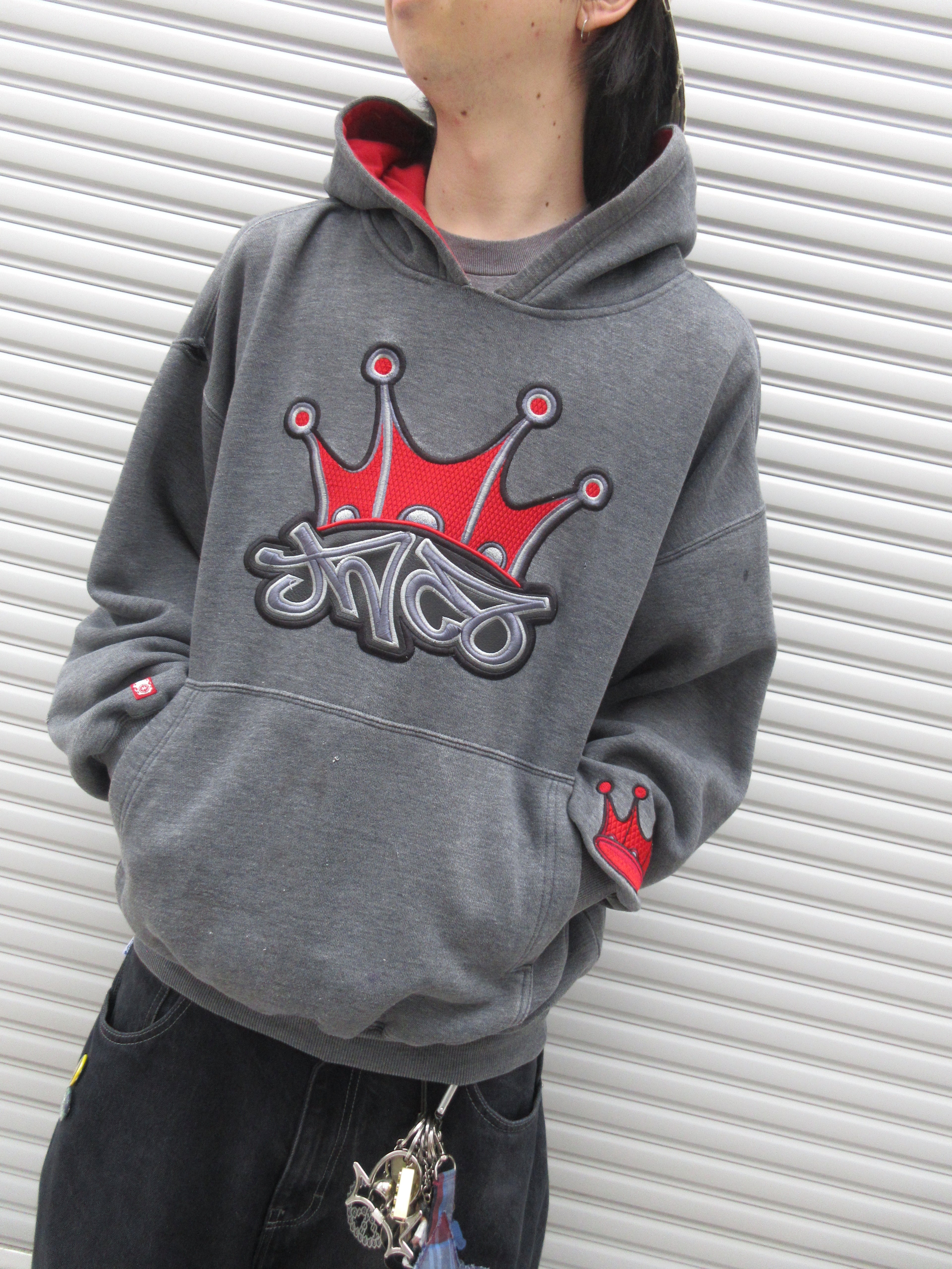00s JNCO JEANS Crown Logo Hoodie