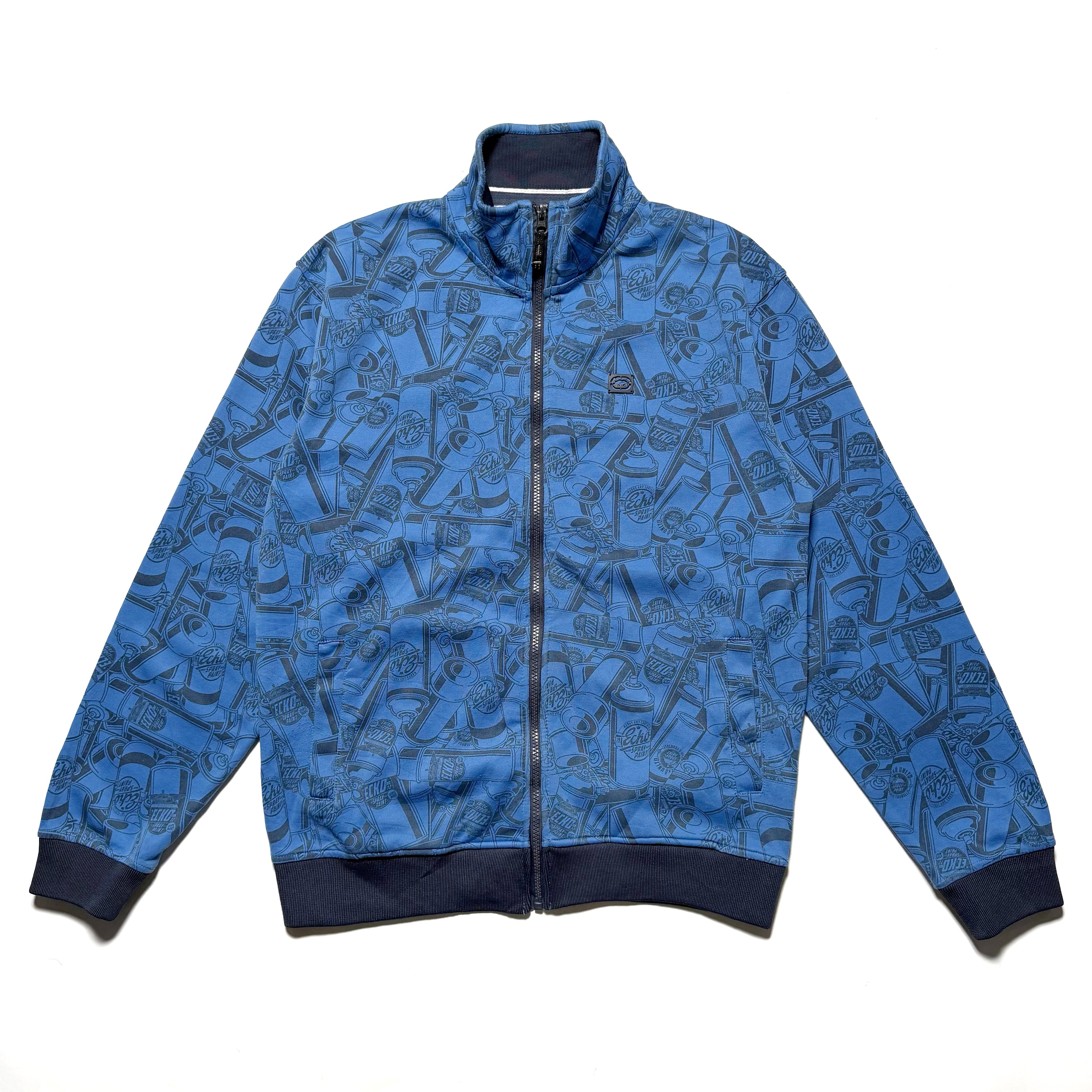 00~10s ECKO Spray Can Graphic Zipup Sweat Shirts