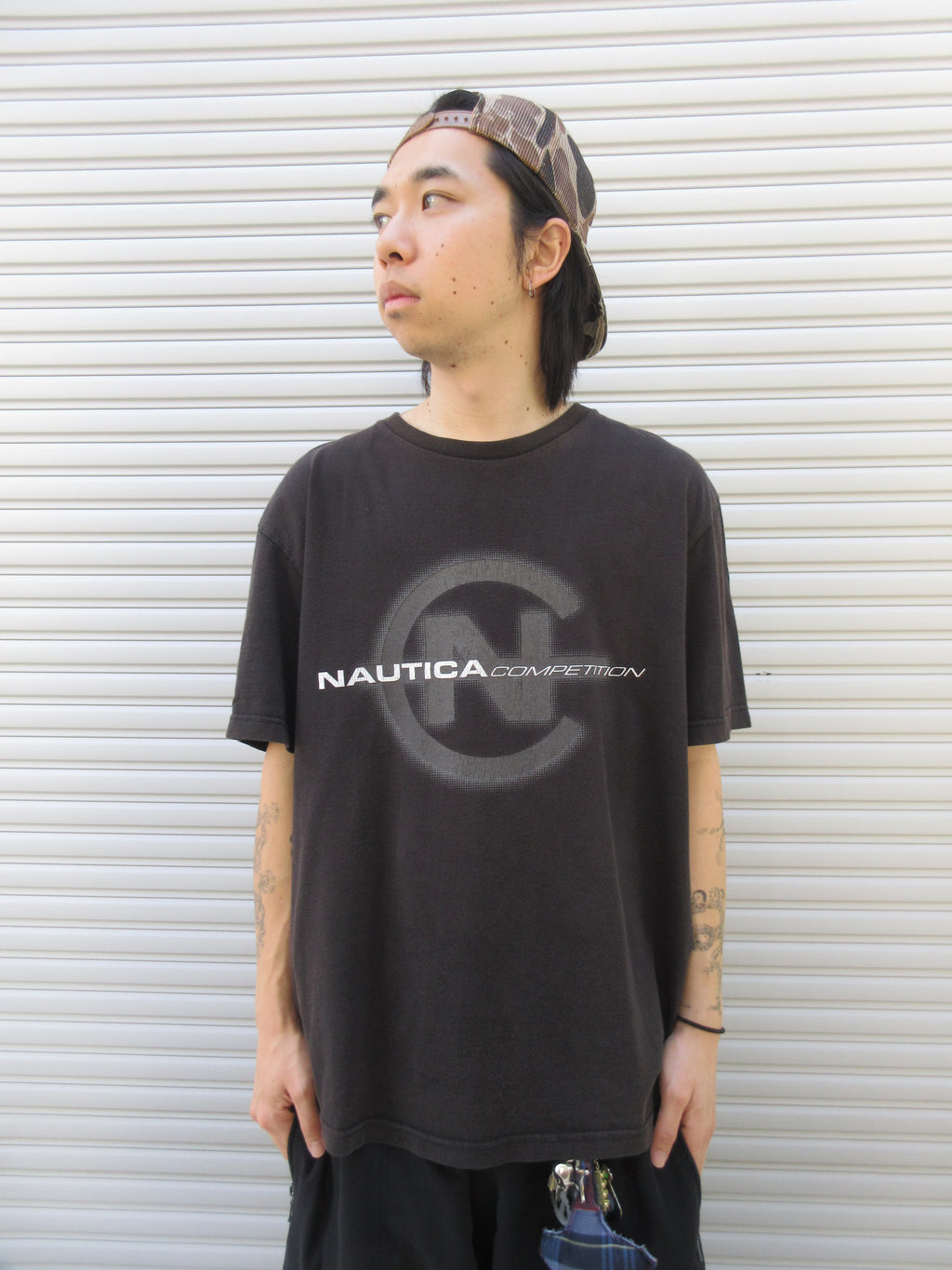 00s NAUTICA COMPETITION Logo Graphic Tee