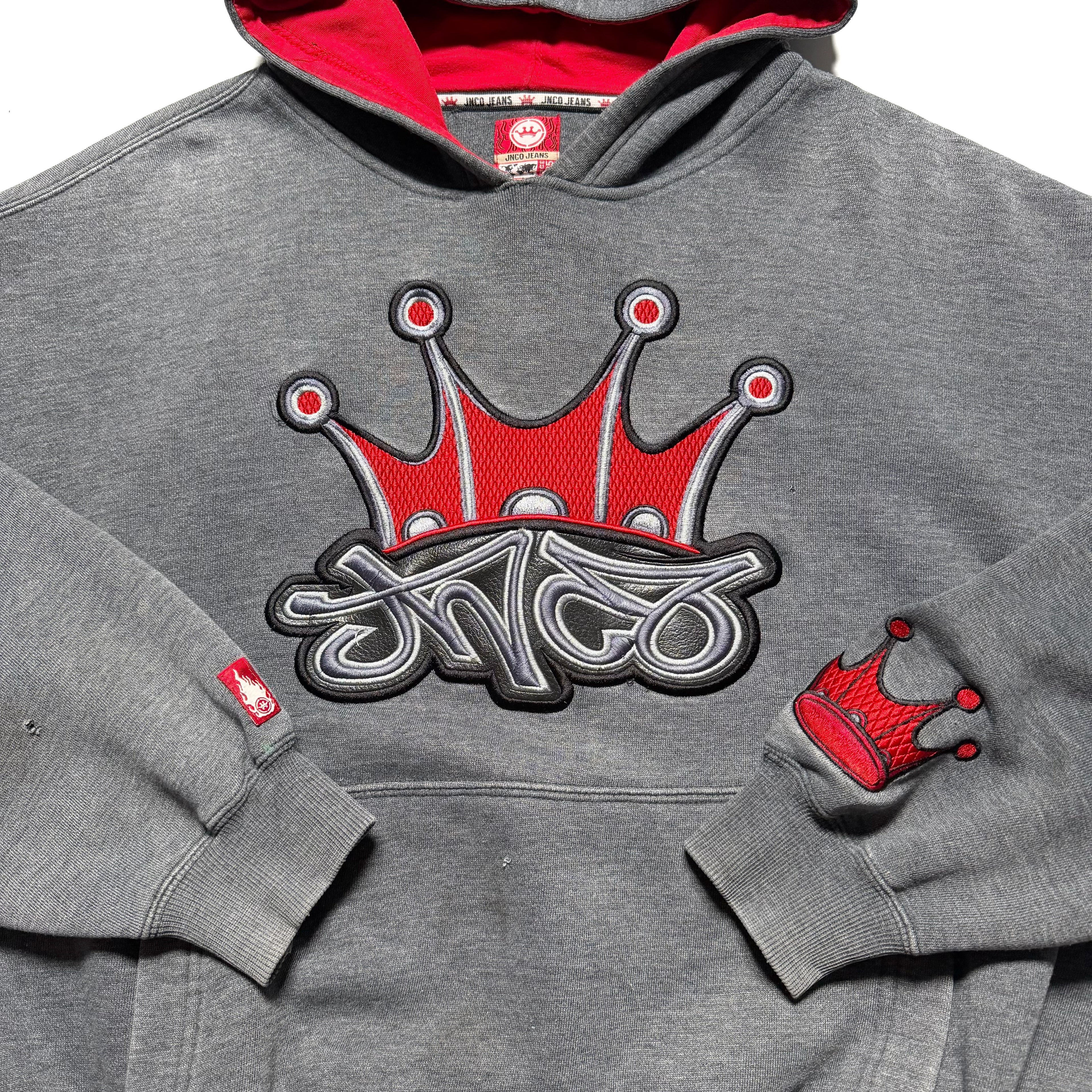 00s JNCO JEANS Crown Logo Hoodie