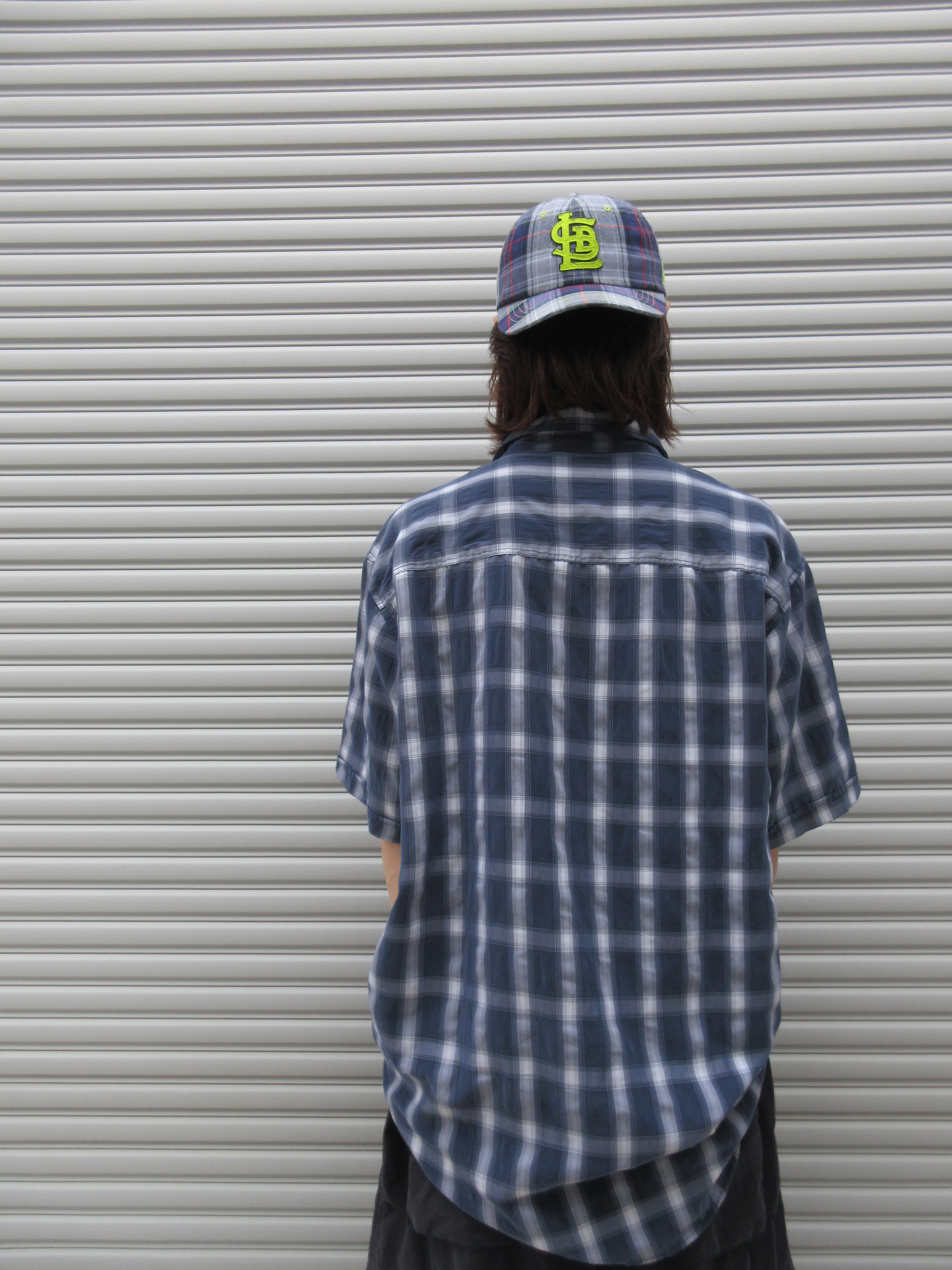 00s Anchor Blue Check S/S Shirts