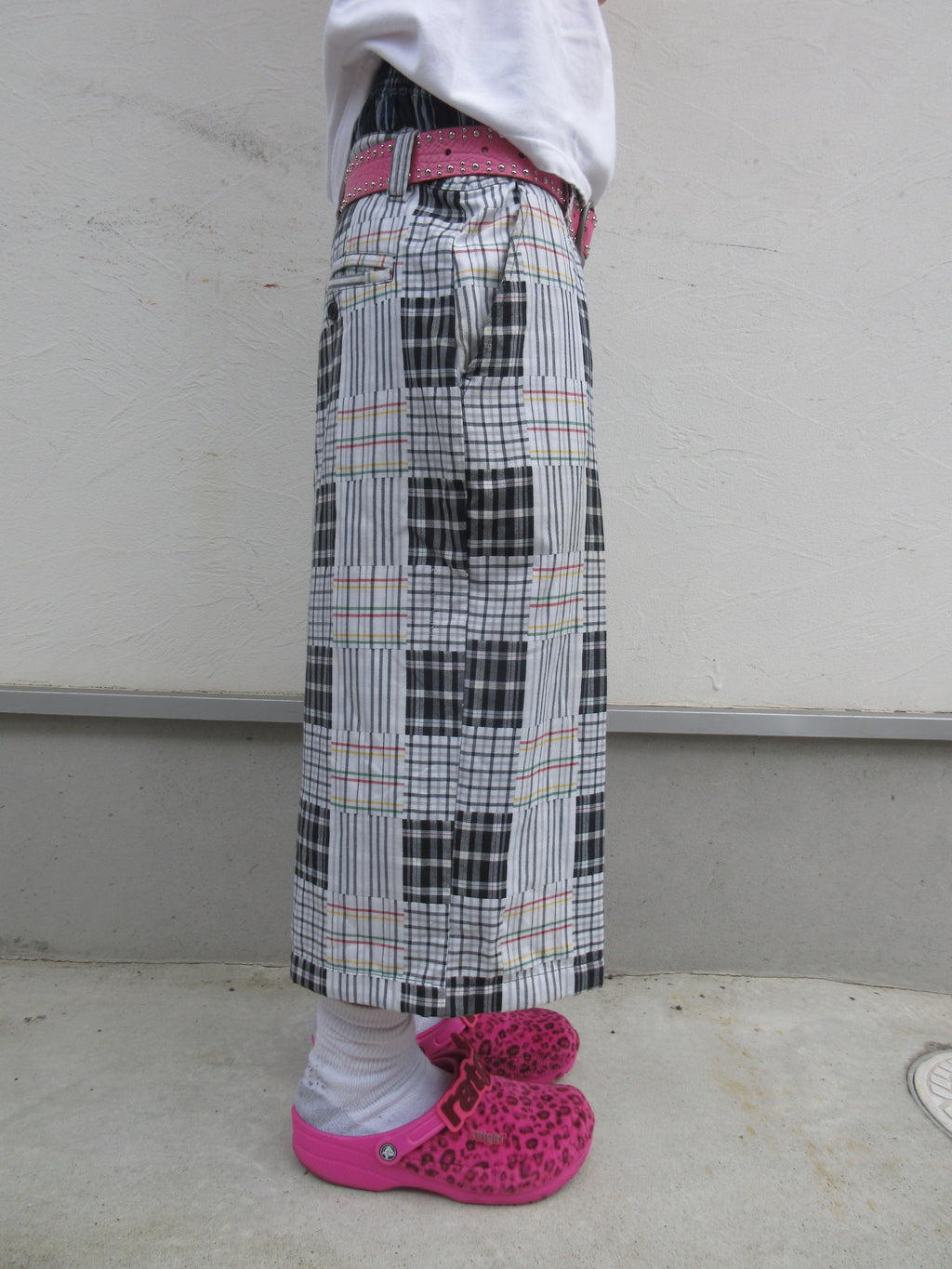 00s Caltop Super Baggy Check Shorts