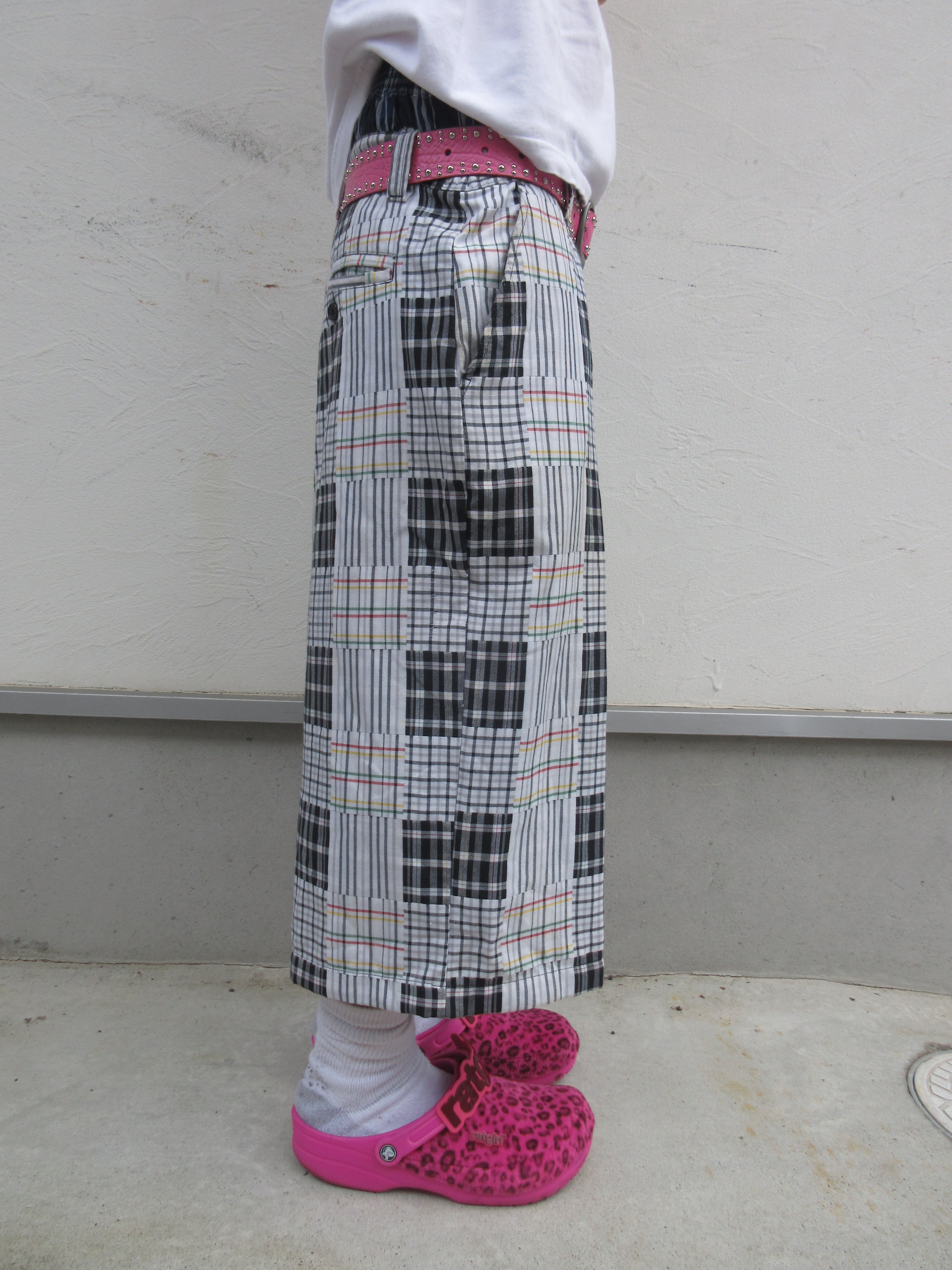 00s Caltop Super Baggy Check Shorts