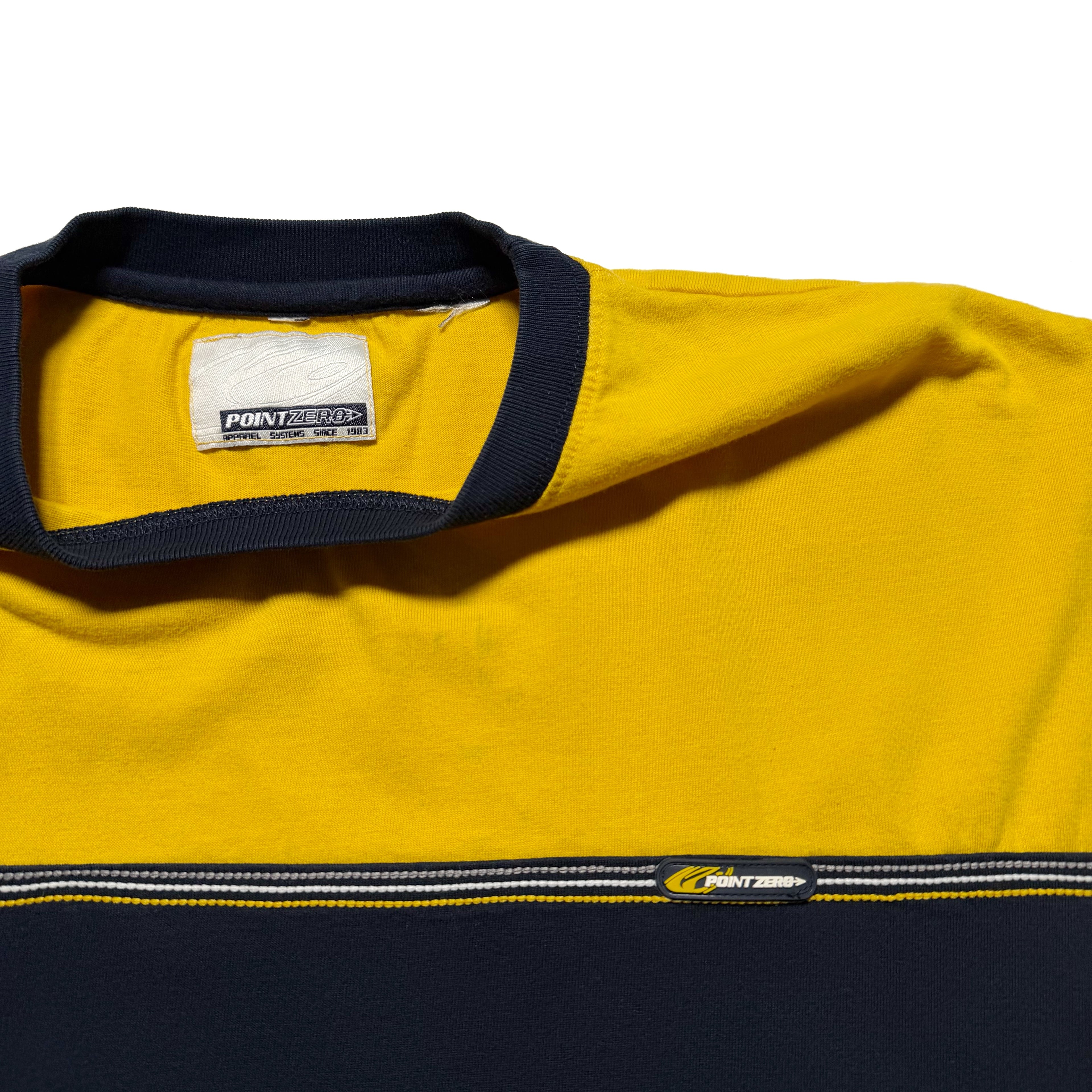 00s POINT ZERO Two-tone Lining Tee