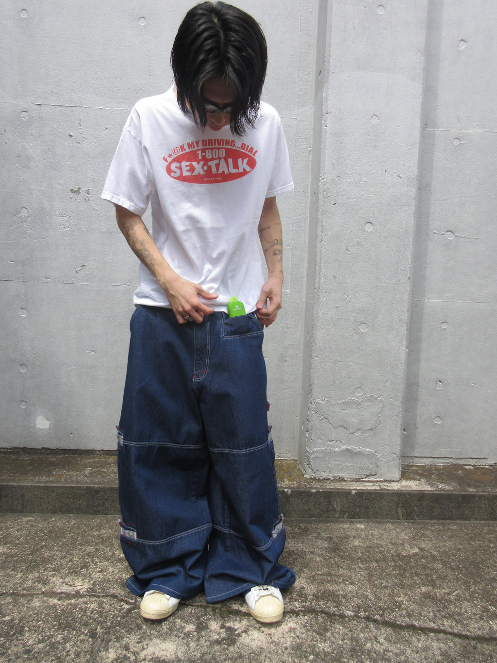 90s MACGEAR Super Baggy Gimmick Denim