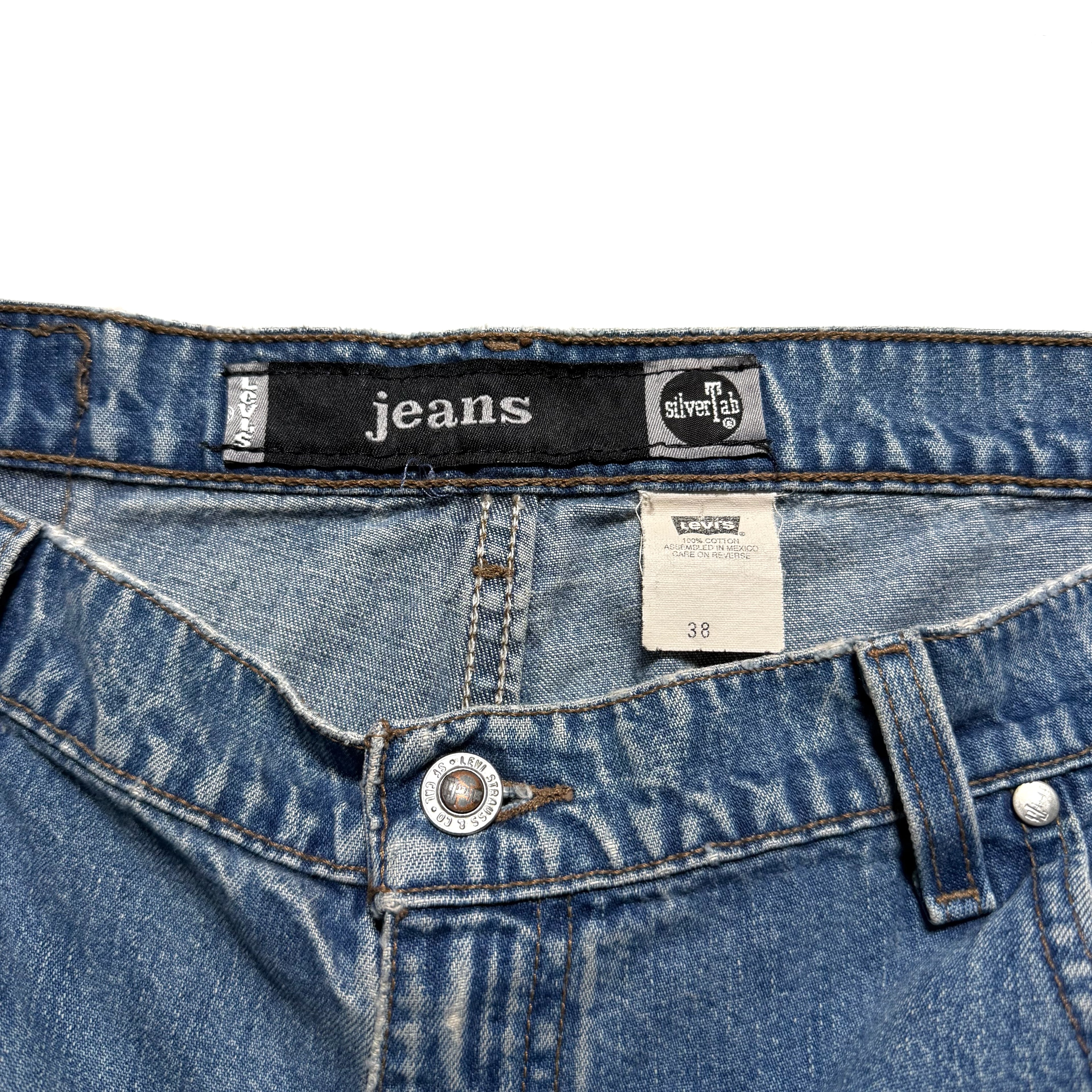 90s SILVER TAB Long Jorts
