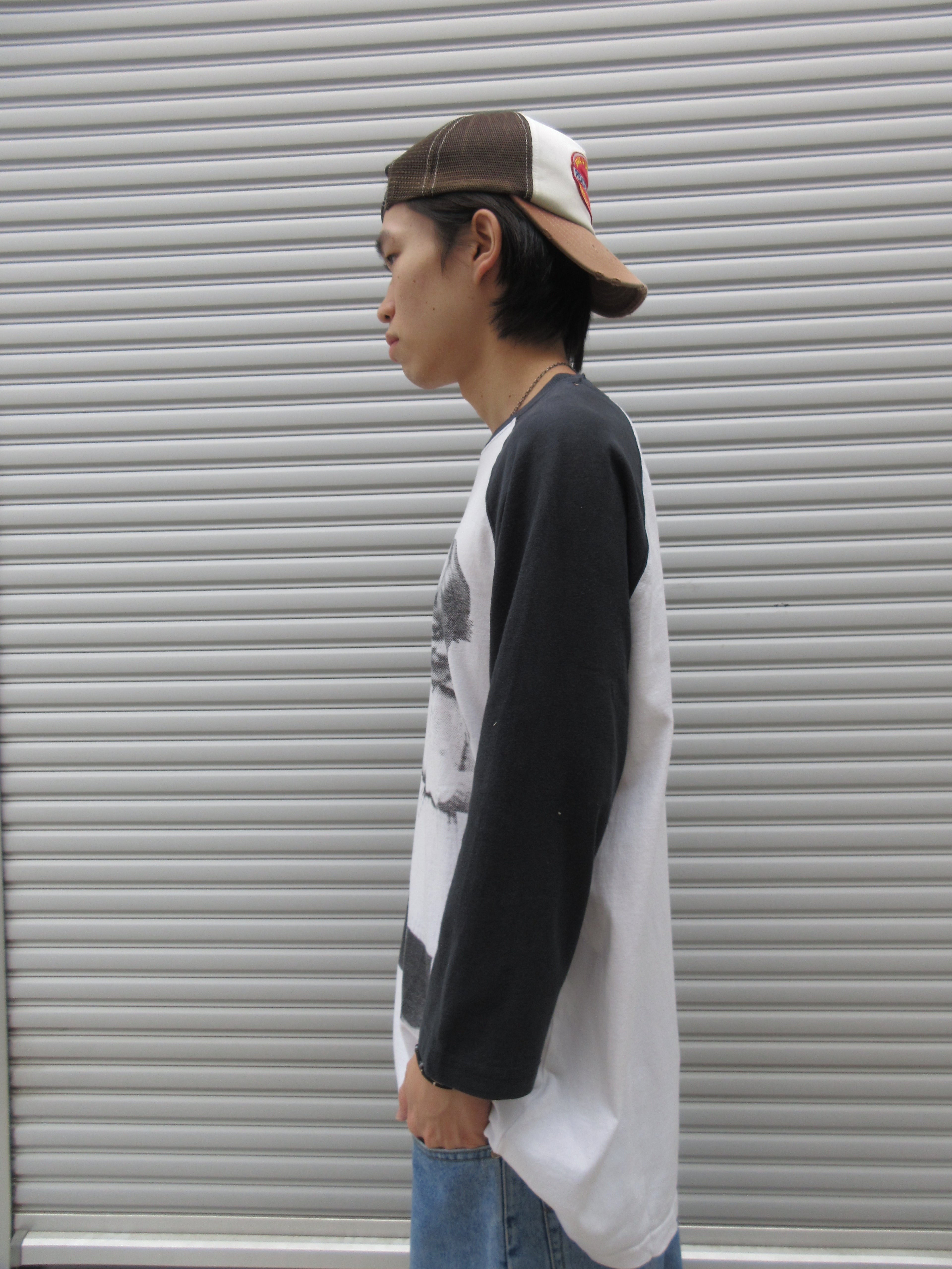 00s STUSSY Kids Photo Raglan Tee