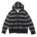 10s AMERICAN EAGLE Zipup Striped Knit Hoodie