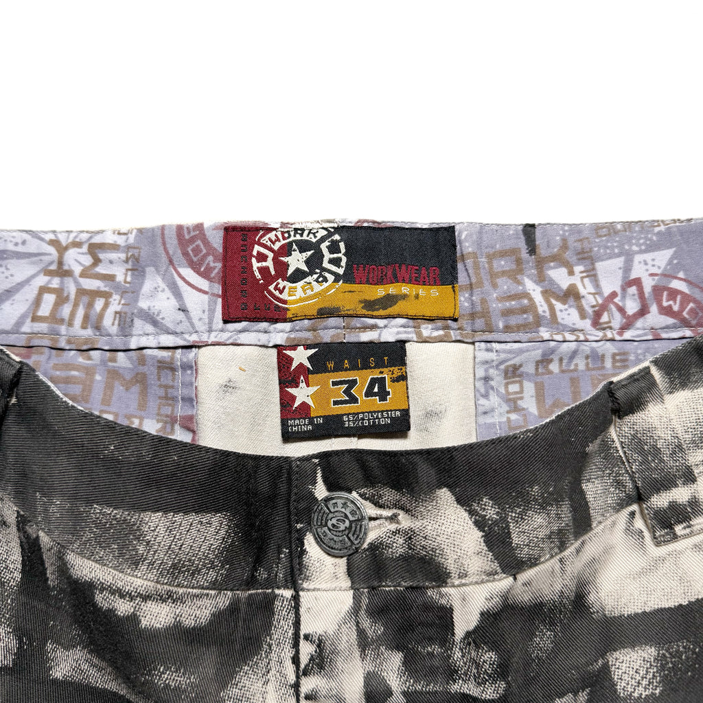 00s Anchor Blue Work Wear × ANRGRNY Design Shorts