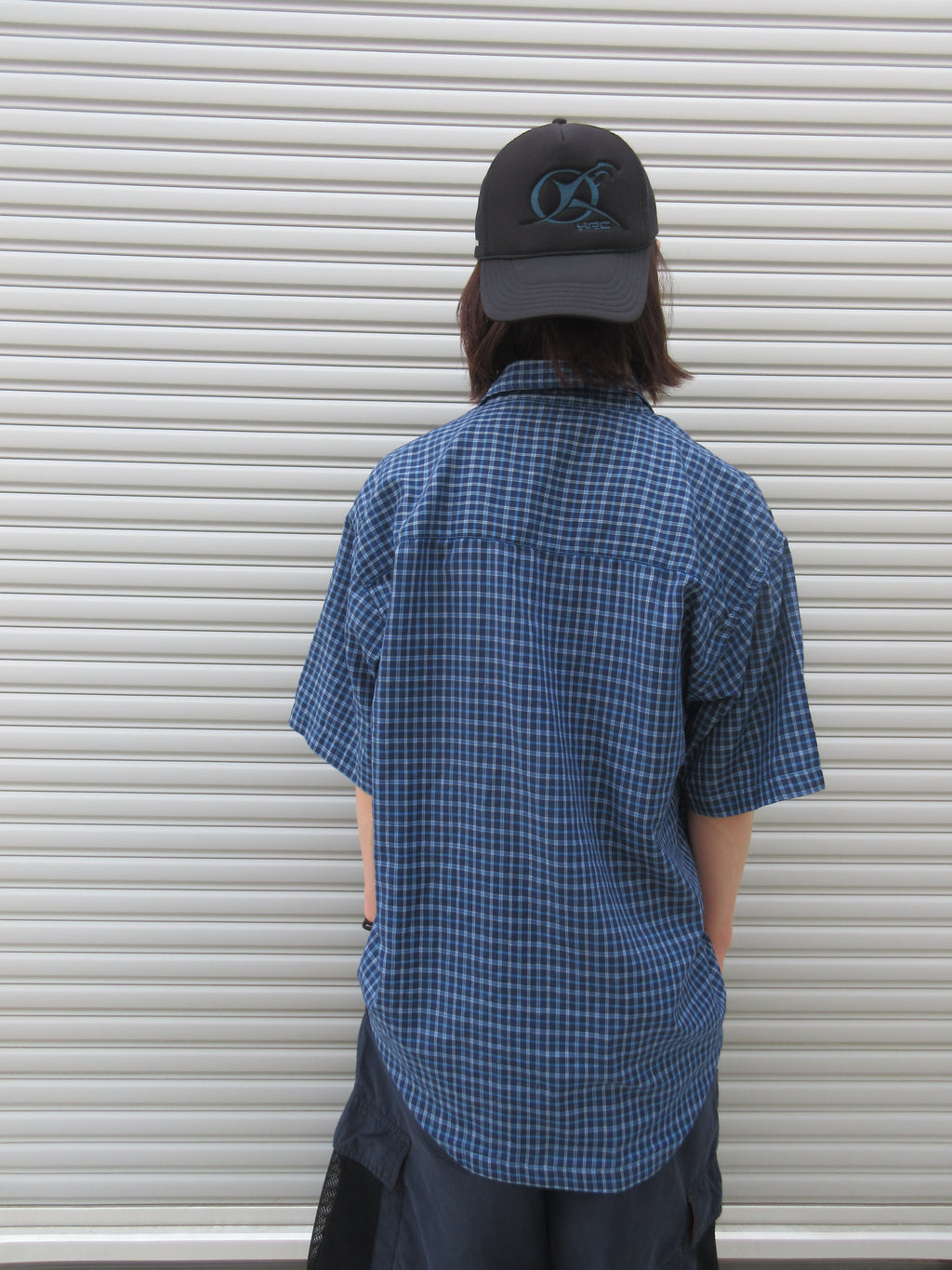 00s Anchor Blue Check S/S Shirts