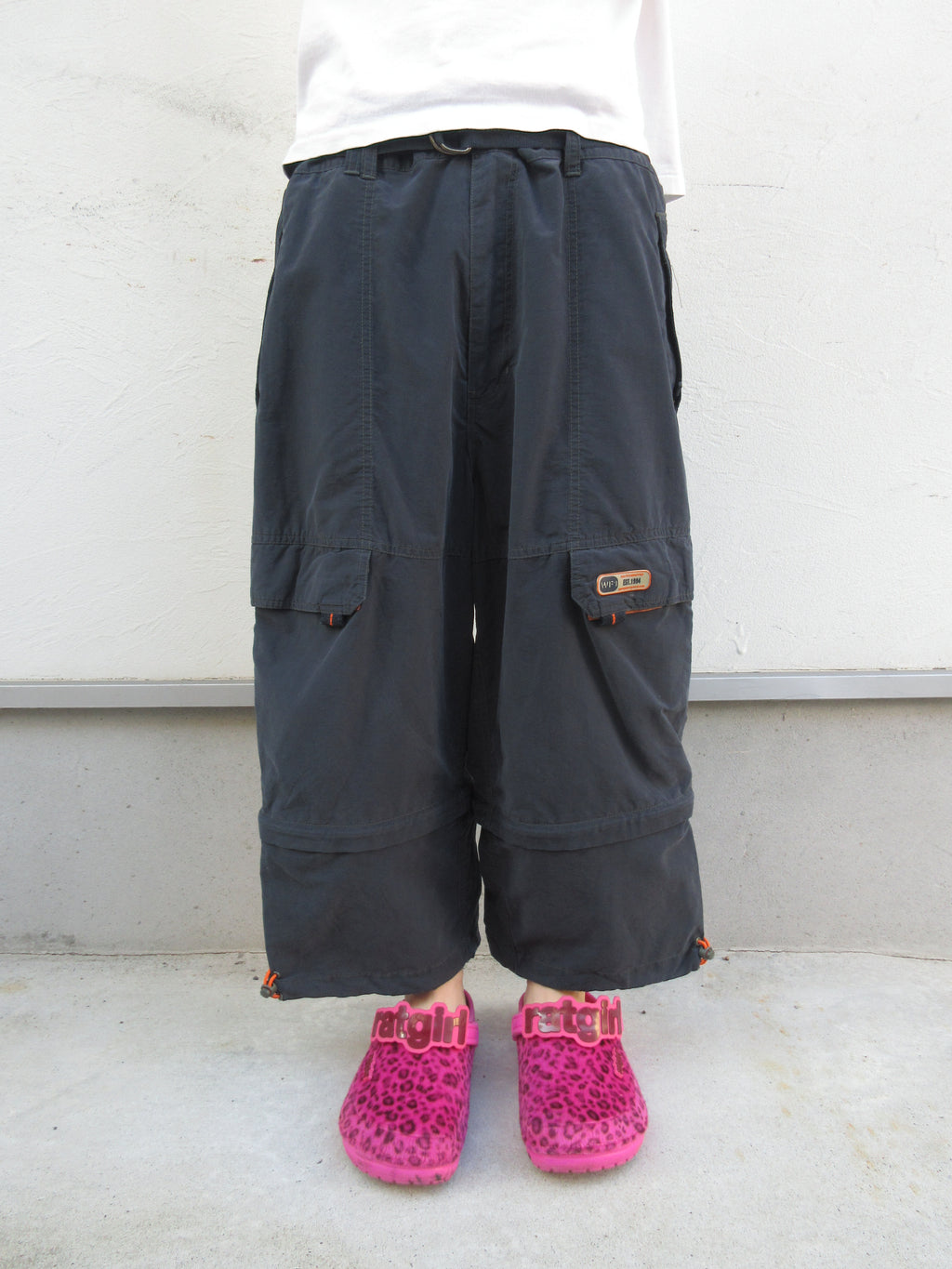 00s WEAR FIRST Super Baggy Convertible Cropped Shorts