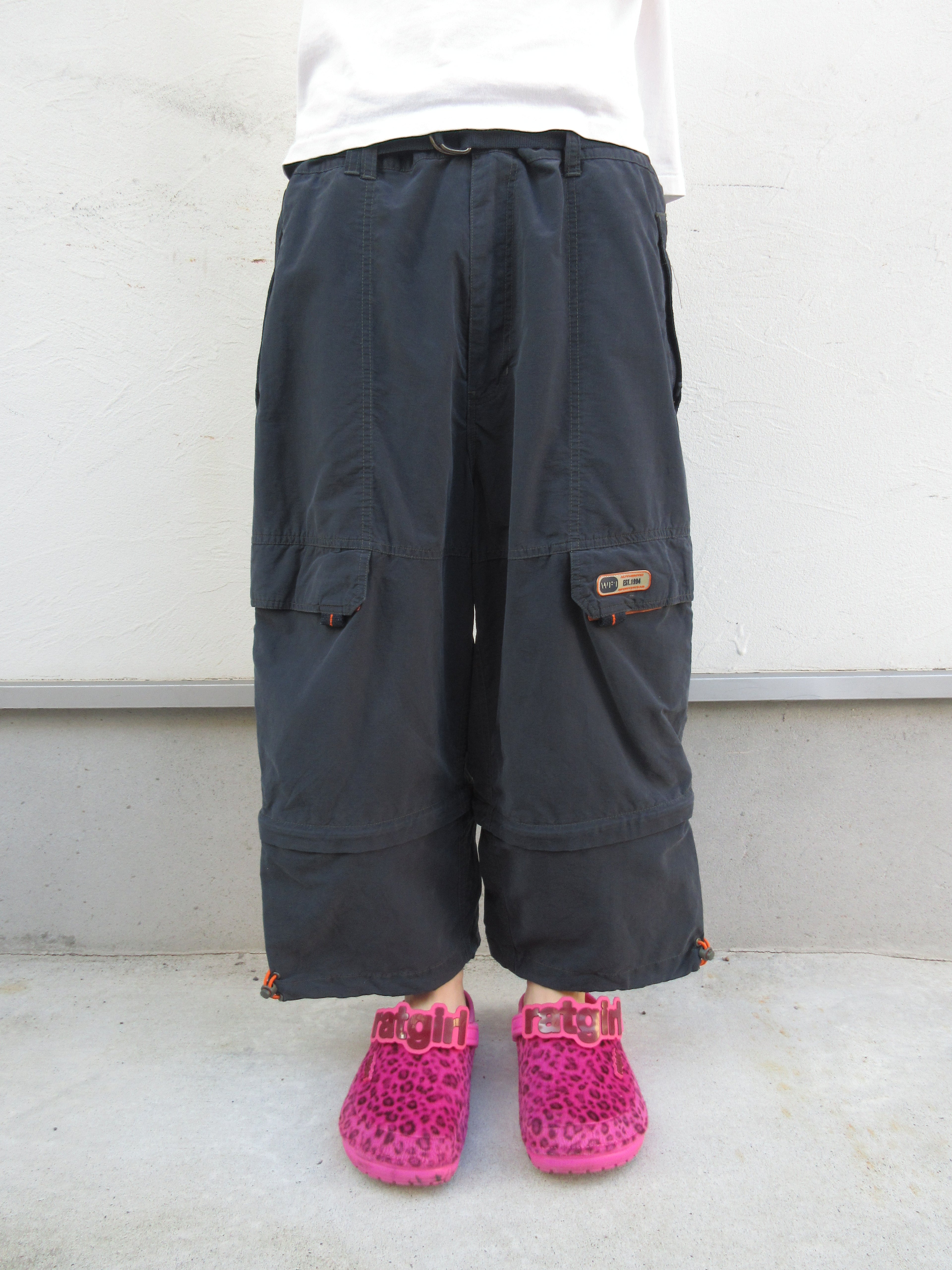 00s WEAR FIRST Super Baggy Convertible Cropped Shorts