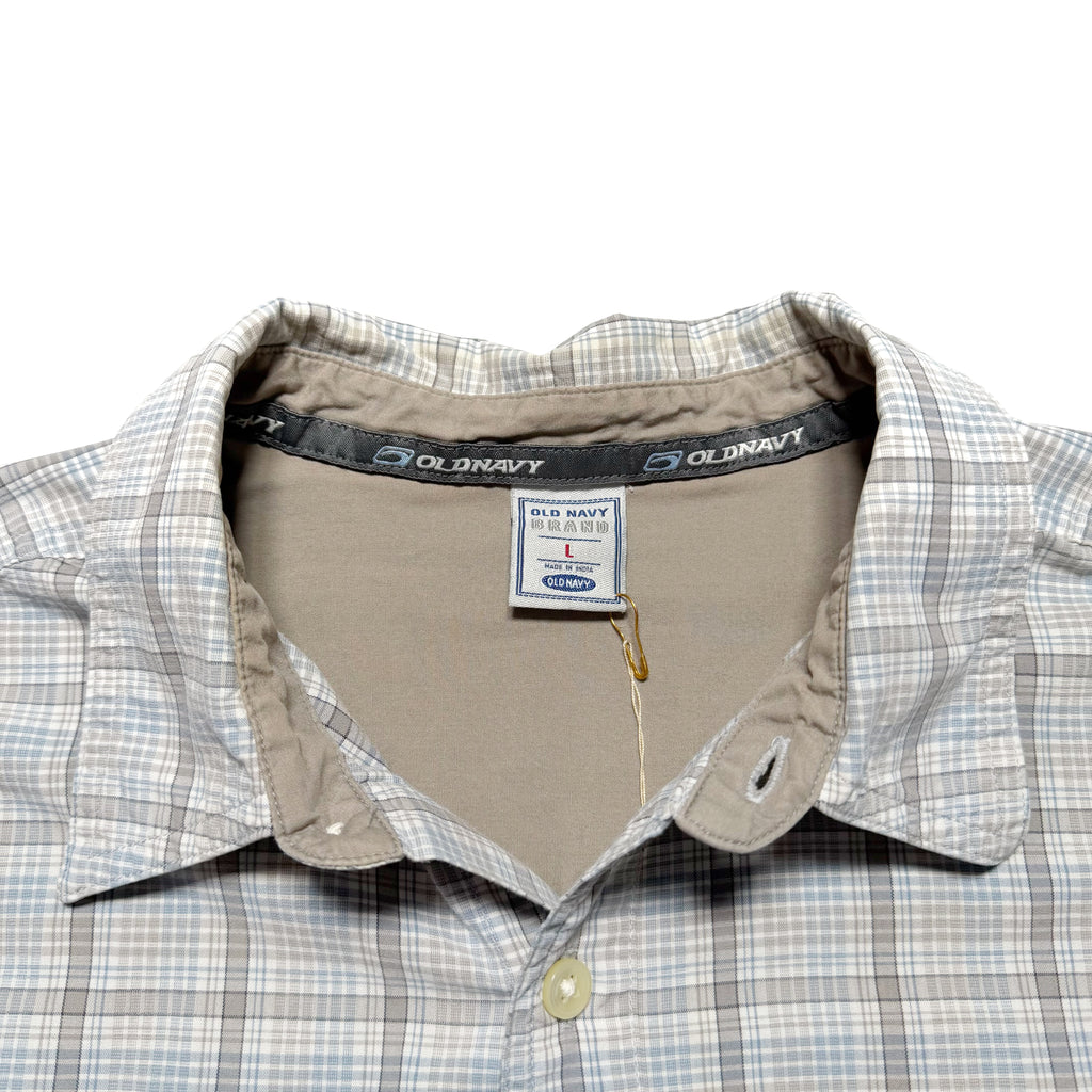 00s OLD NAVY Tech Check S/S Shirts