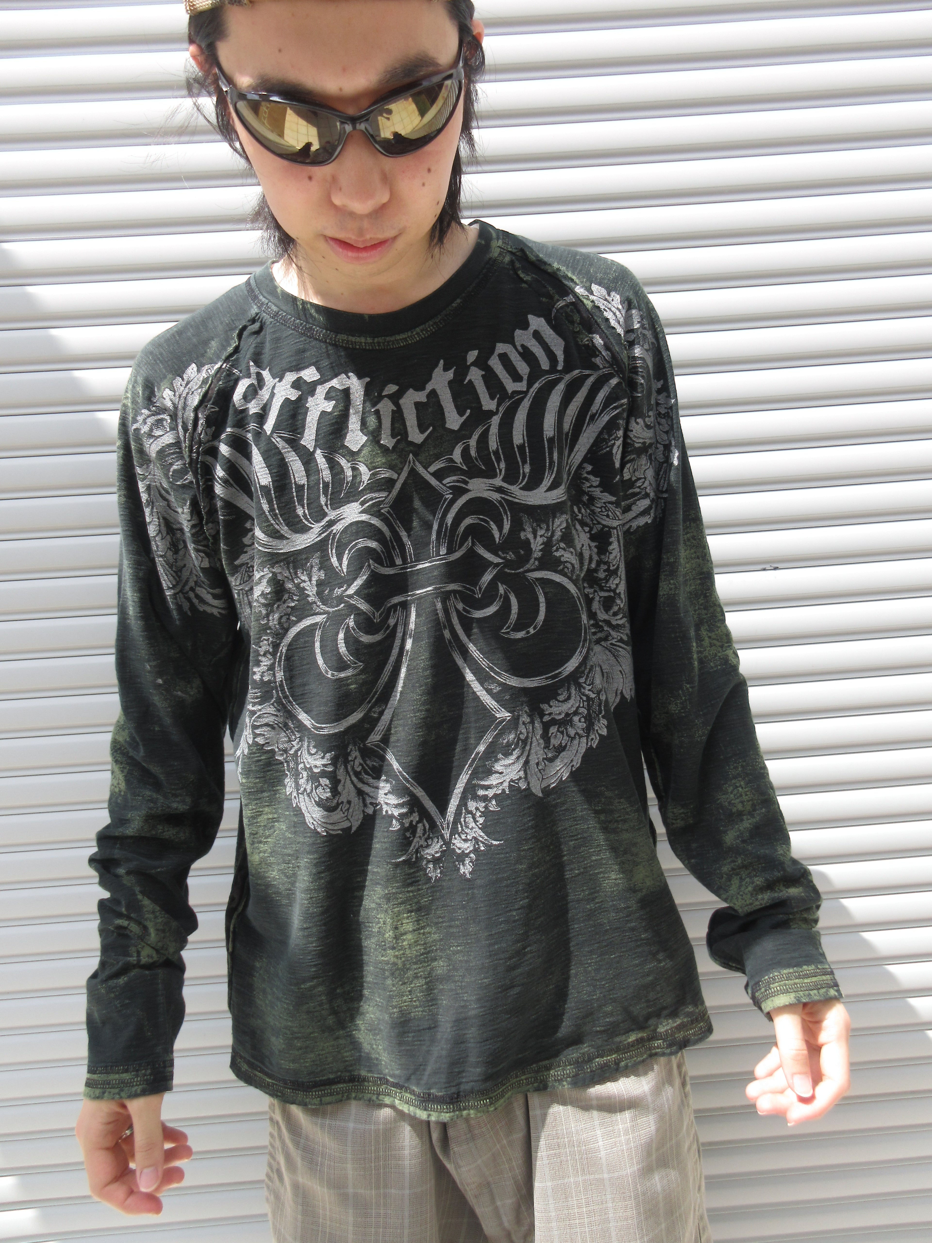 00s AFFLICTION Design L/S Tee