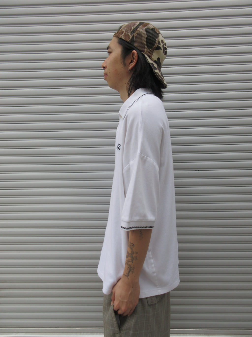 90s NO FEAR Design Polo Shirts