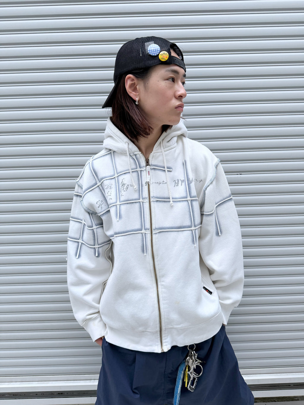 00s SIMON VALENTE Design Zipup Hoodie