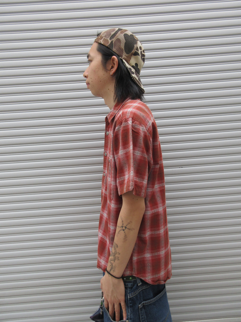 00s QUIKSILVER Check S/S Shirts