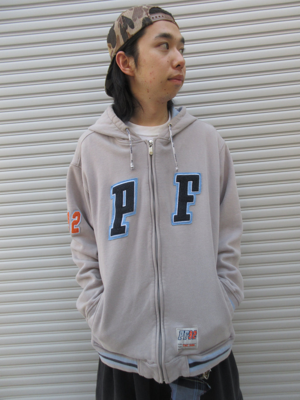 00s PHAT FARM Logo Design Zip Hoodie