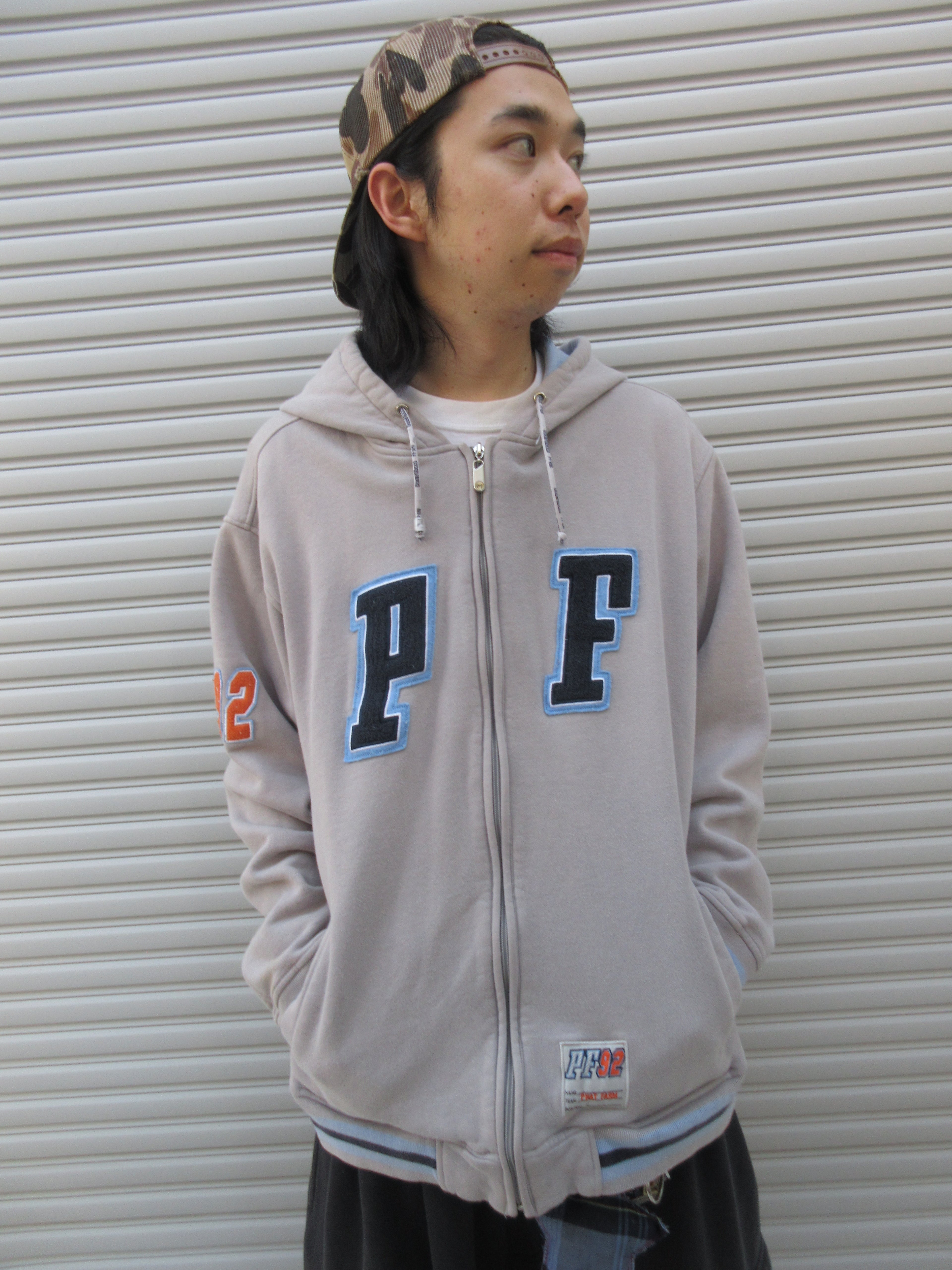00s PHAT FARM Logo Design Zip Hoodie