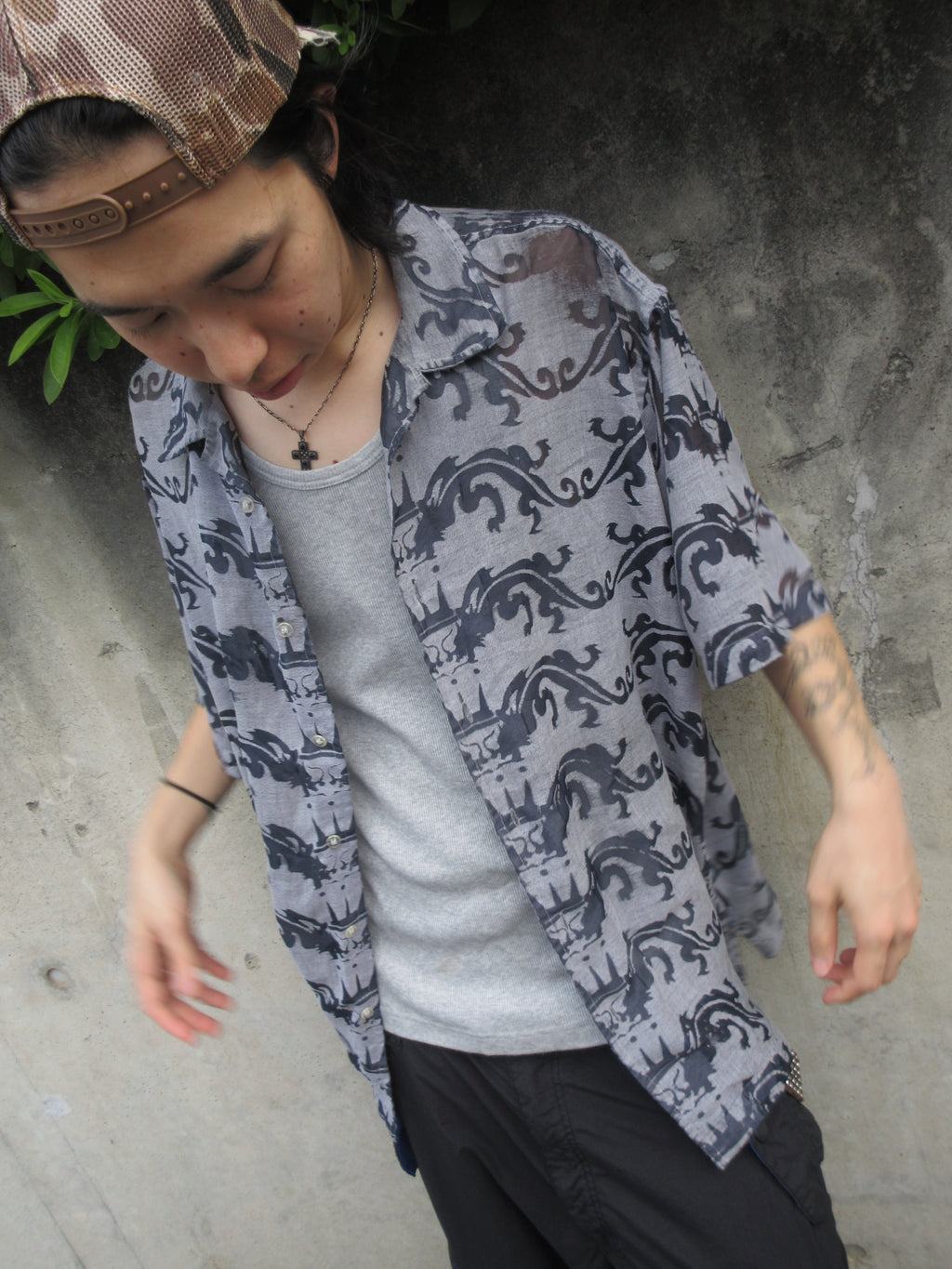 90~00s TRESPASS Dragon S/S Shirts