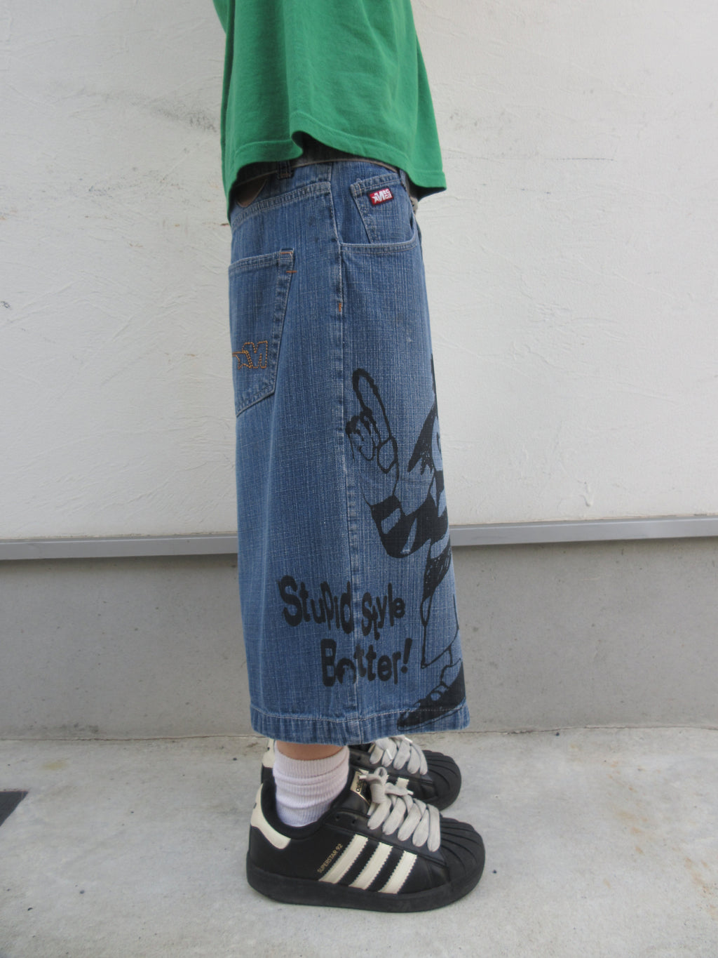 90~00s MECCA × ANRGRNY Super Baggy Denim Shorts