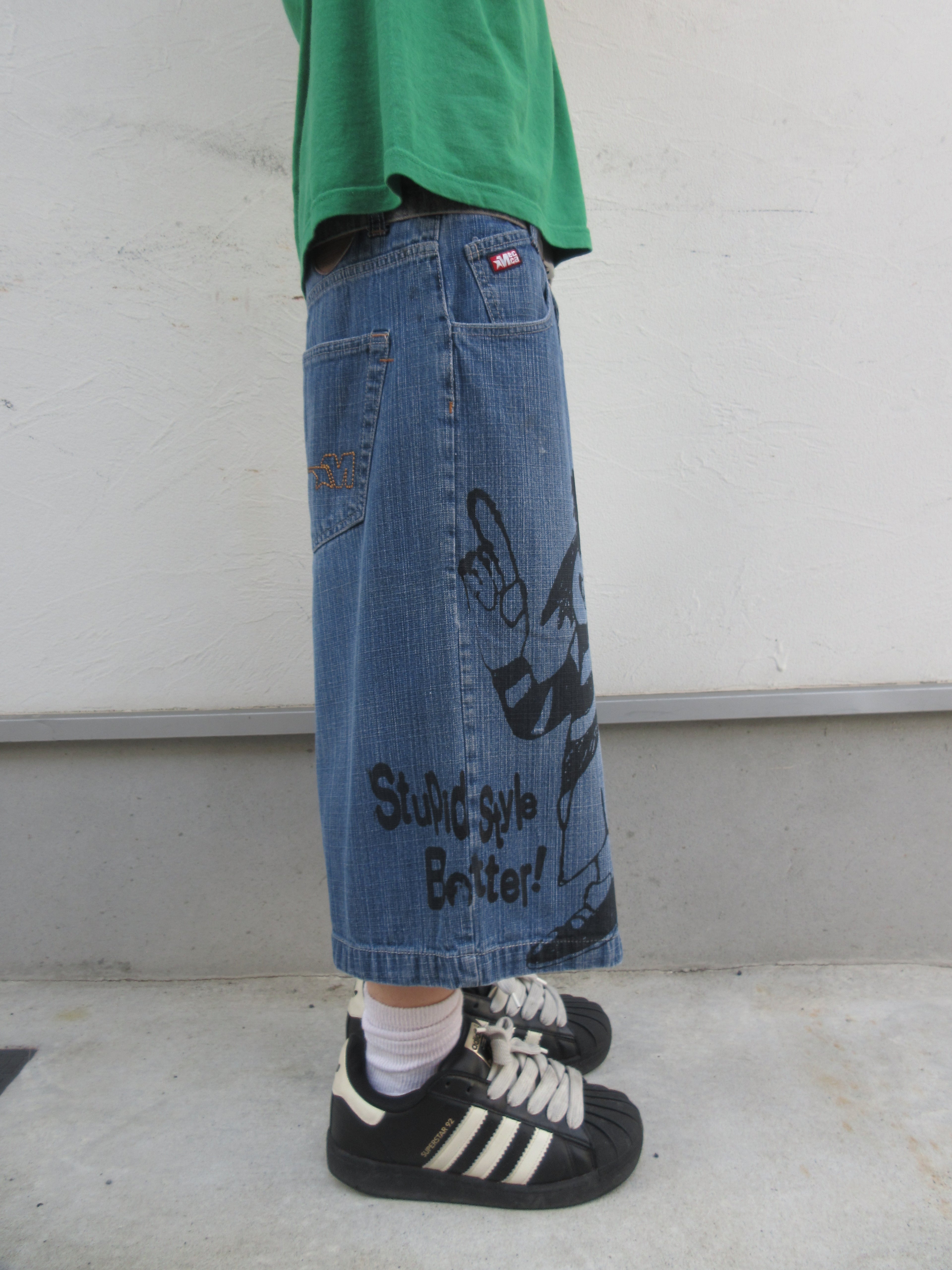 90~00s MECCA × ANRGRNY Super Baggy Denim Shorts