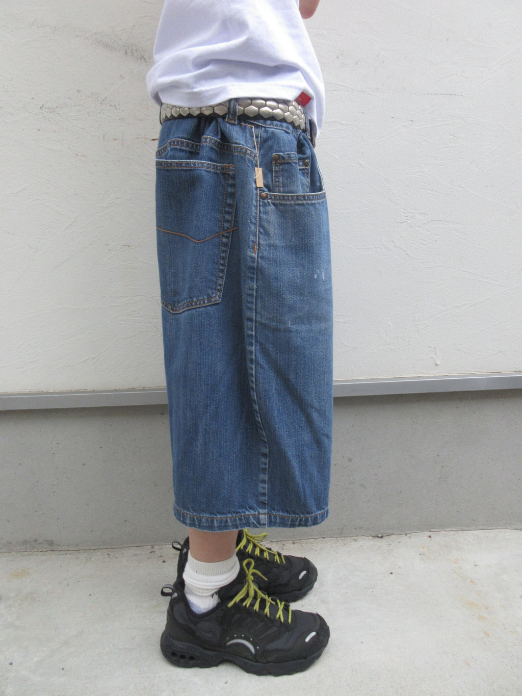 00s Anchor Blue BAGGY Denim Shorts