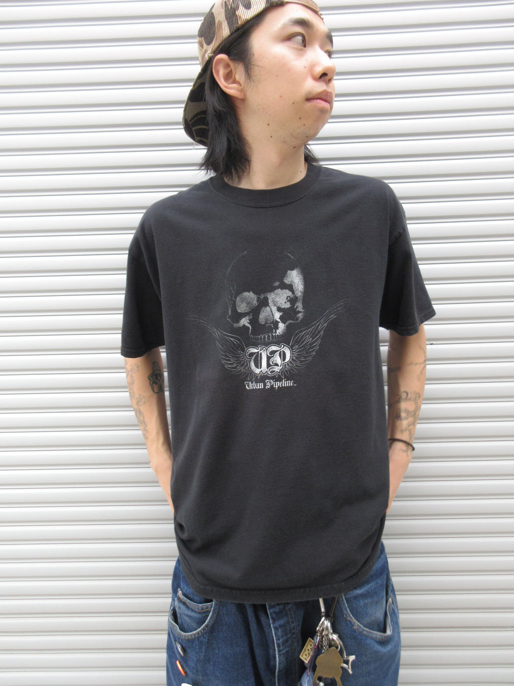 00s Urban Pipeline Skull Tee