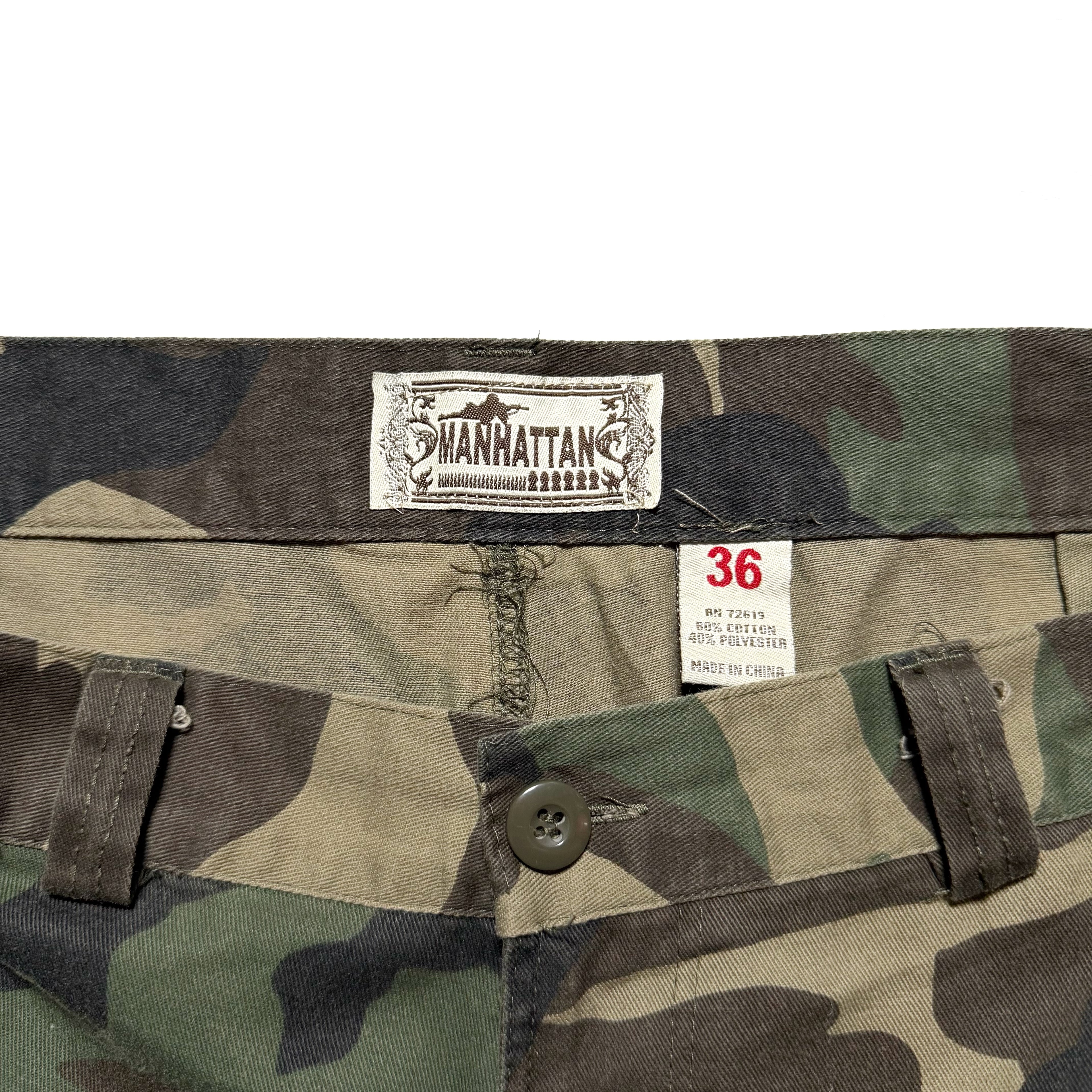 00s MANHATTAN Camo Cargoshorts