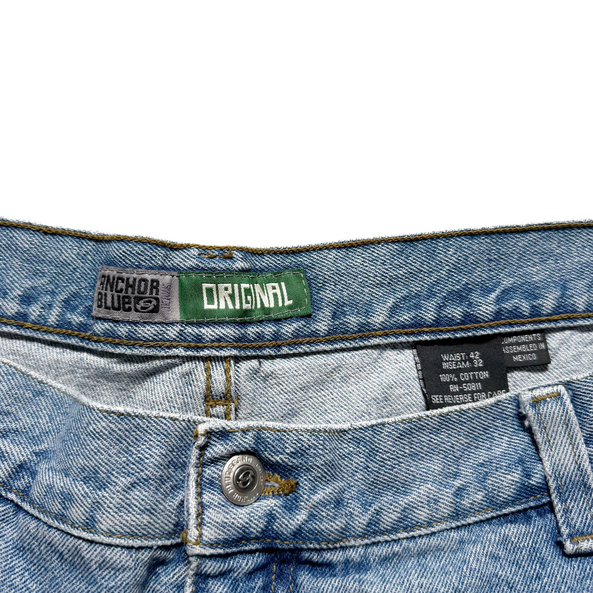 00s Anchor Blue ORIGINAL Baggy Denim