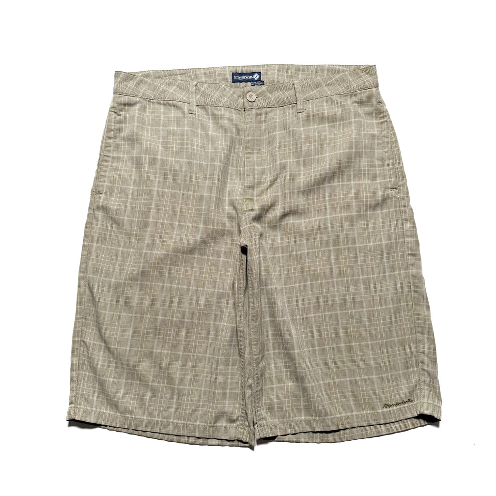 00s Trance Nine Baggy Check Shorts