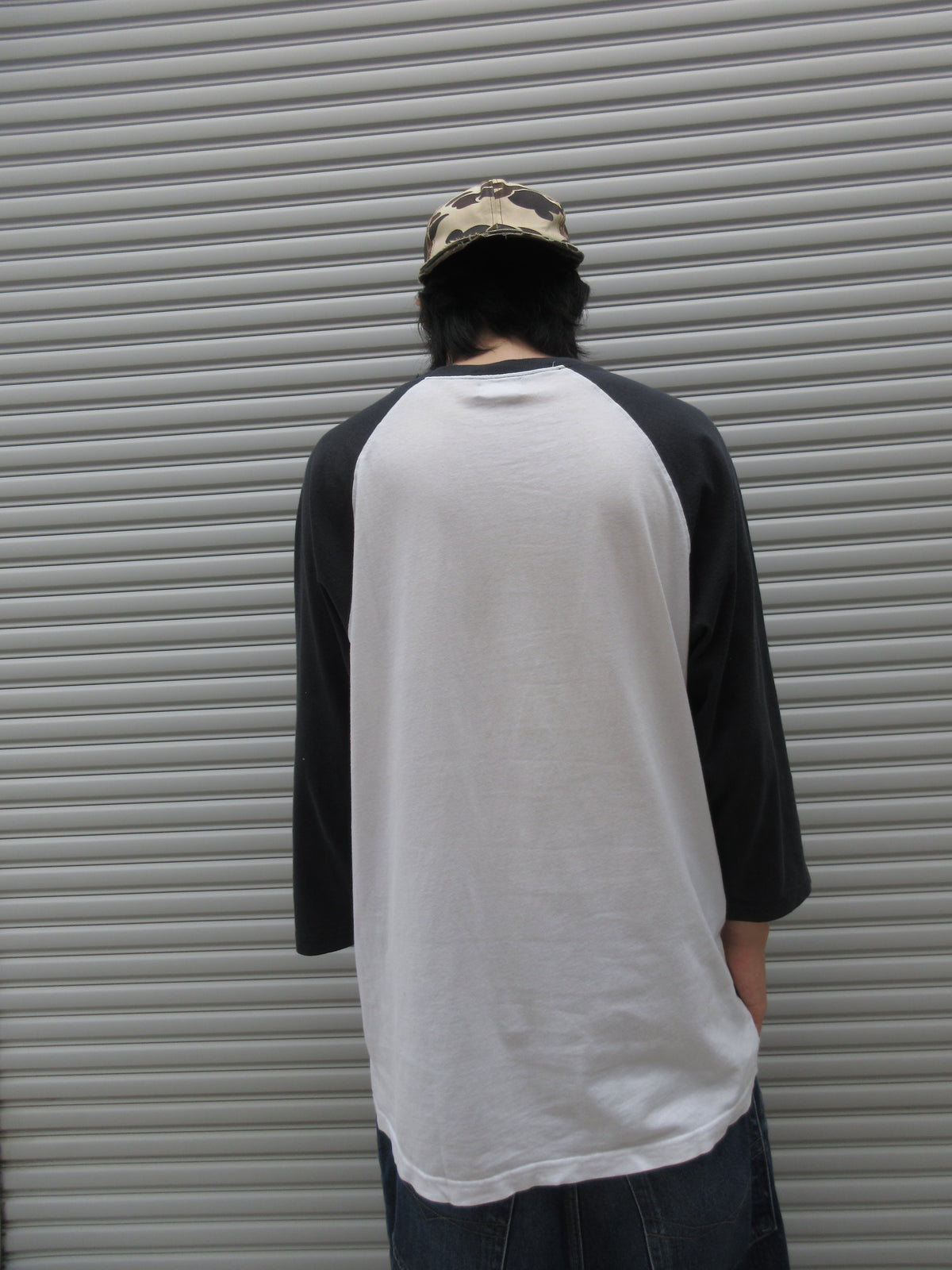 00s STUSSY Kids Photo Raglan Tee