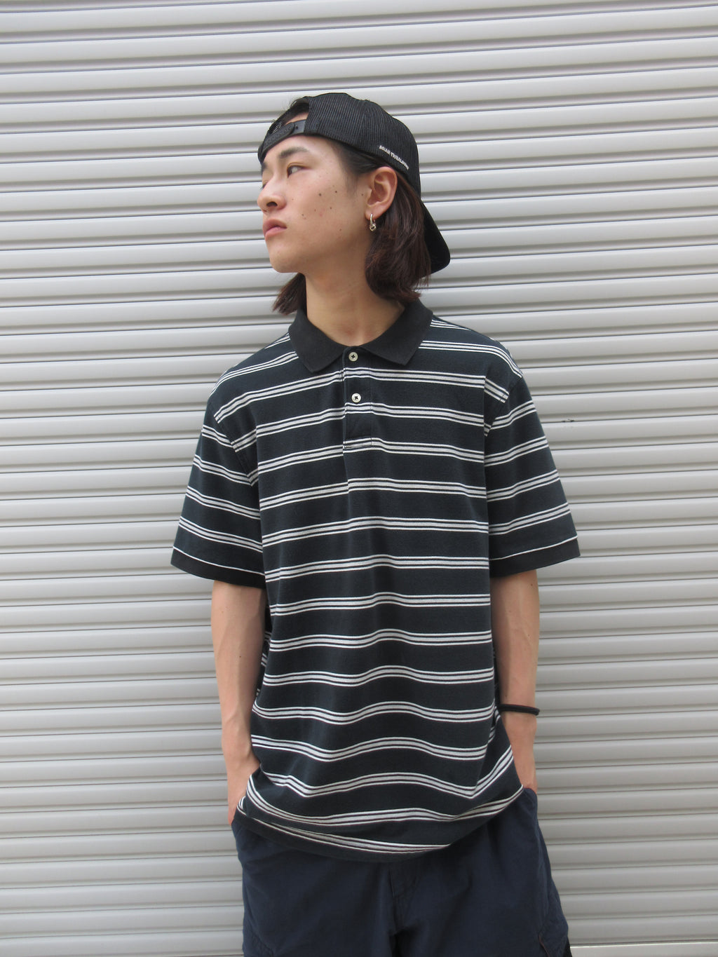 00s MERONA Border Polo Shirts