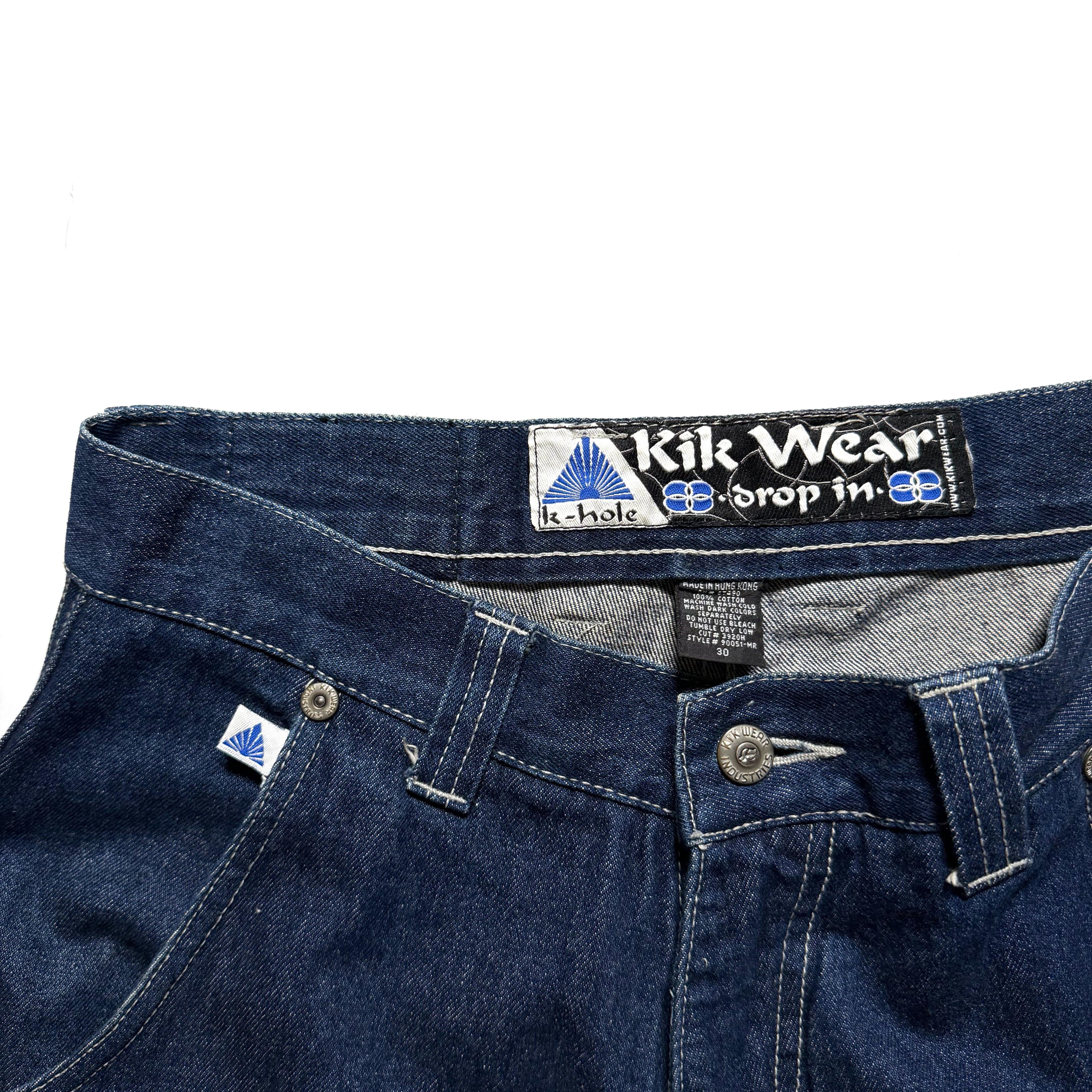 90~00s KIK WEAR Super Baggy Rave Pants