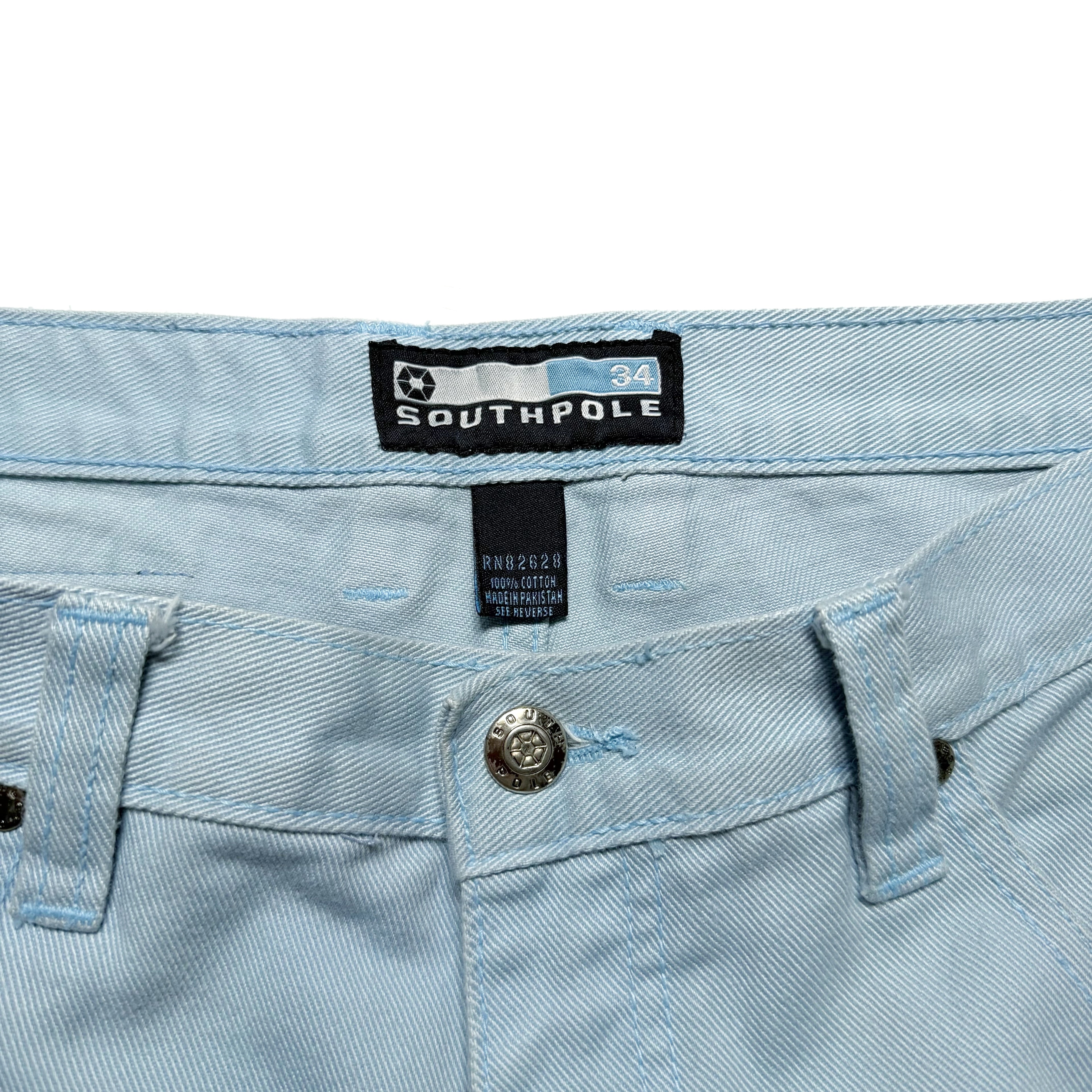 90~00s SOUTHPOLE × ANRGRNY Super Baggy Denim Shorts